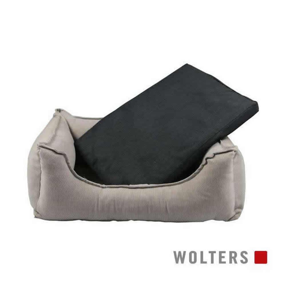 Wolters Tierbett Dog Lounge Noble Stripes beige/granit