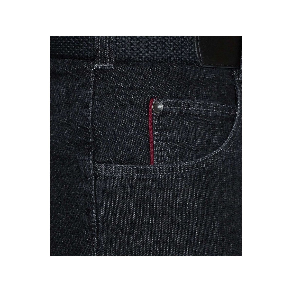 MEYER 5-Pocket-Jeans (1-tlg) anthrazit