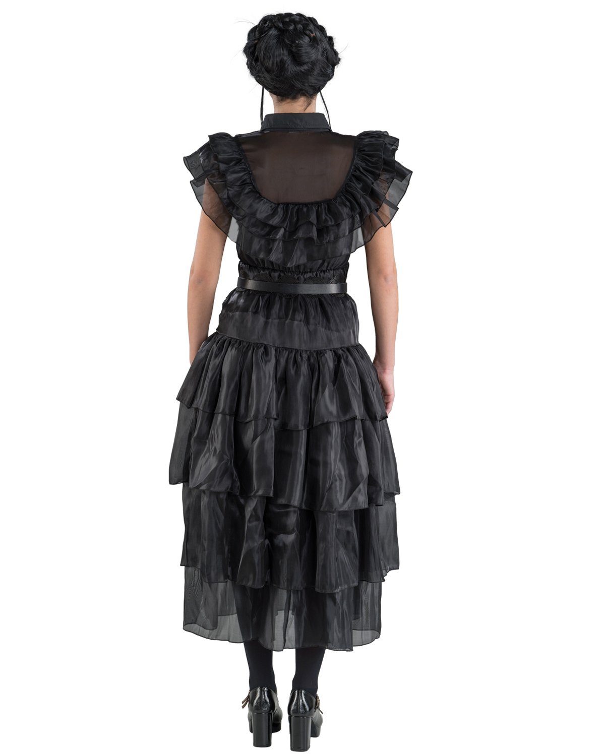 CHAKS Hexen-Kostüm Kostüm 'Wednesday' für Damen, Ballkleid Rabenball günstig online kaufen