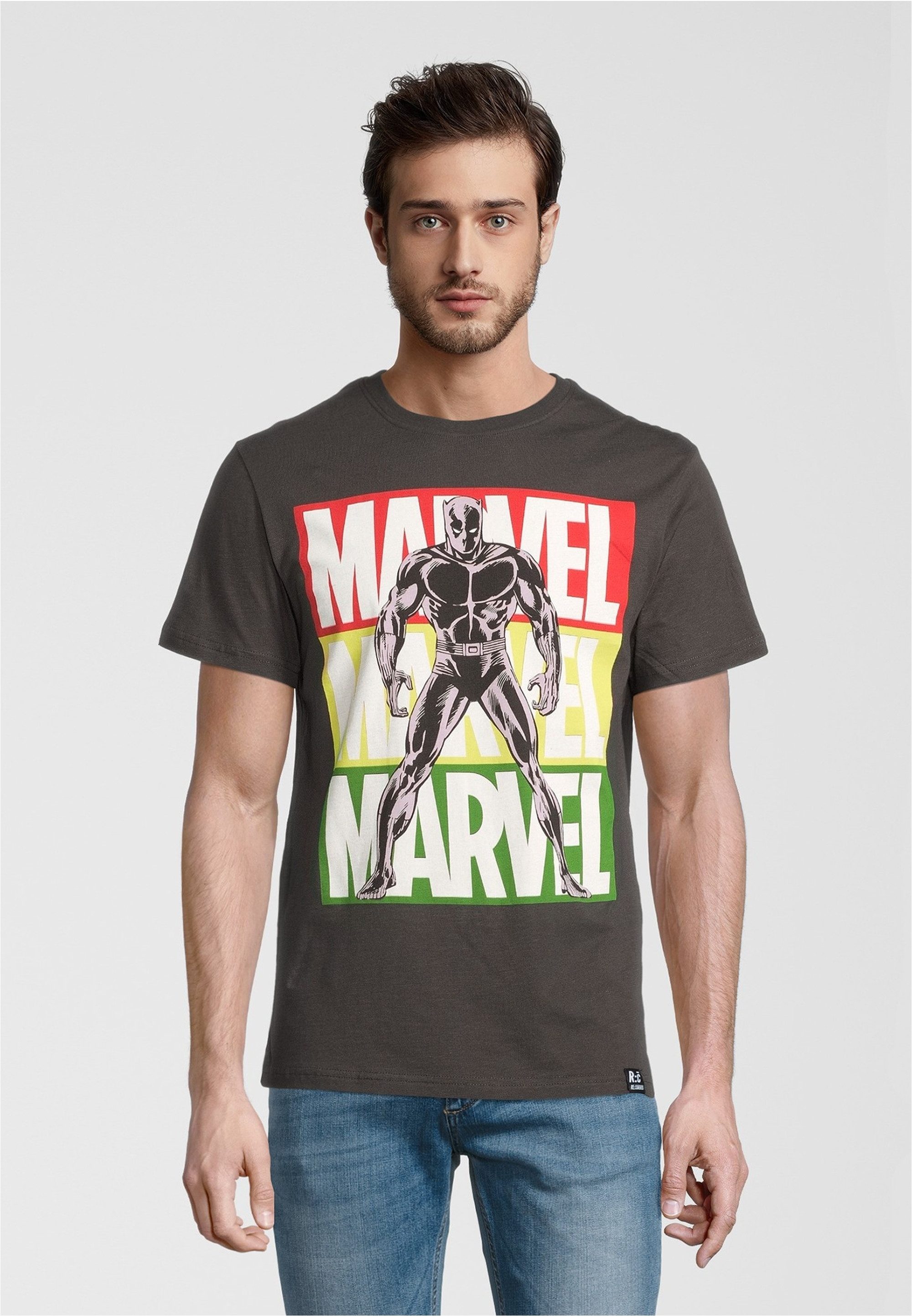 T-Shirt Marvel Black Panther Pop Art