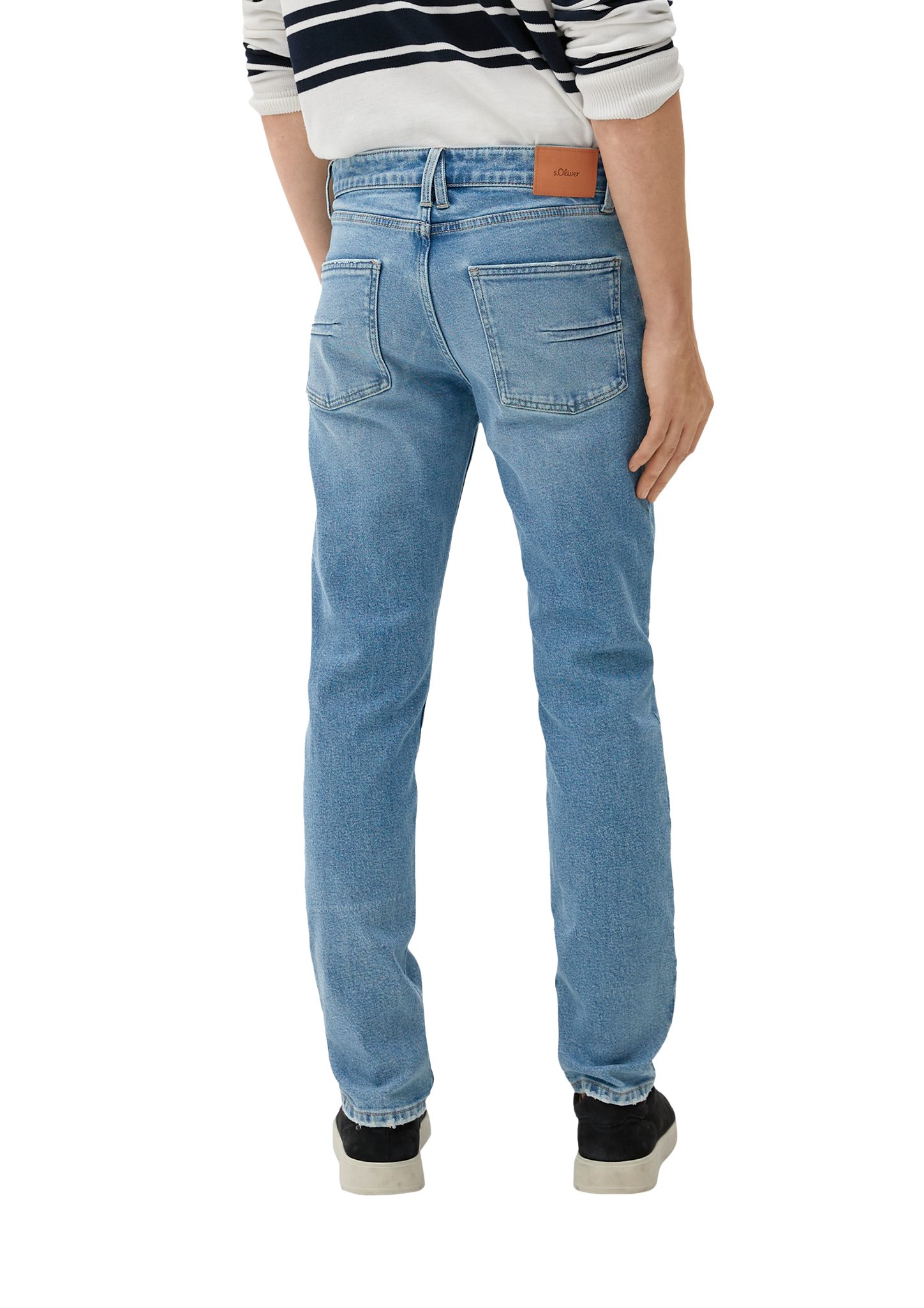 / / hellblau Leg Jeans Fit Rise Mid s.Oliver Nelio Slim Waschung Stoffhose / Slim