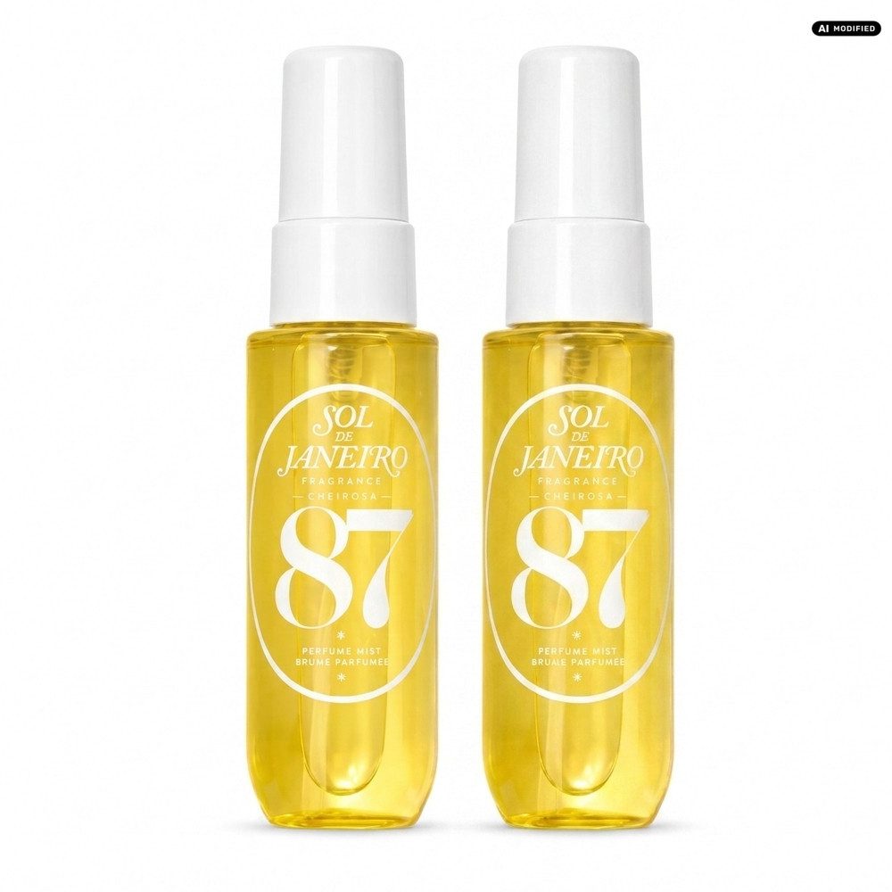 Sol de Janeiro Gesichts- und Körperspray Sol de Janeiro Cheirosa 87 Rio Radiance Perfume Mist 2er Set, Praktisches 2er Set für Vorrat und unterwegs