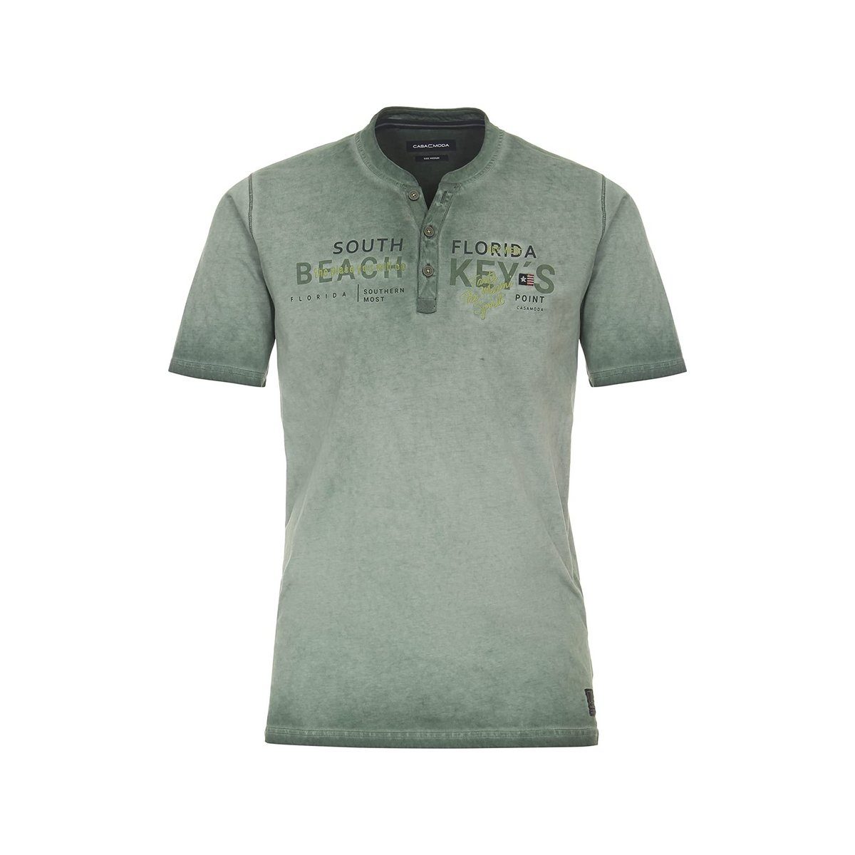 VENTI T-Shirt grün regular fit Hellgrün (1-tlg)