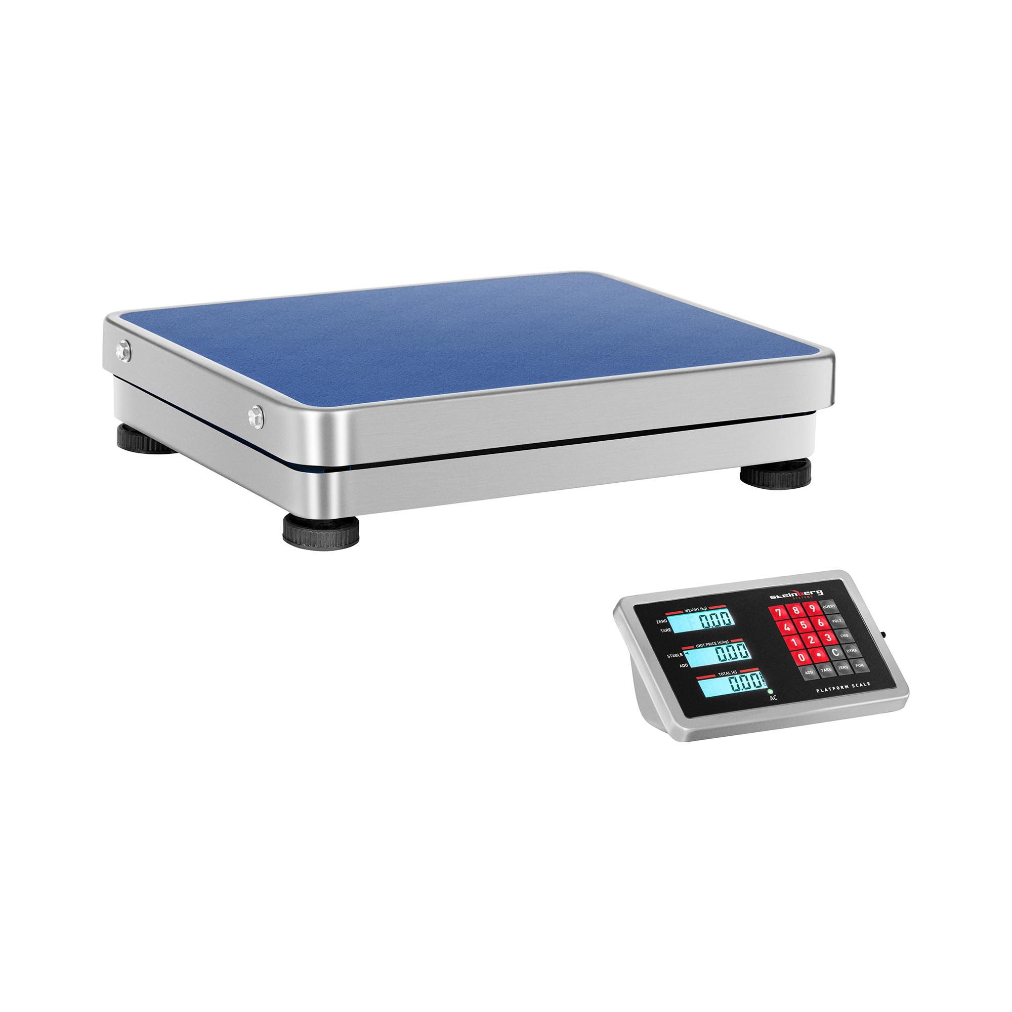 Steinberg Systems Präzisionswaage 0,2 - 150 kg Plattformwaage Industriewaage Systemwaage Paket 40 x 50cm, verschiedene Produktvarianten