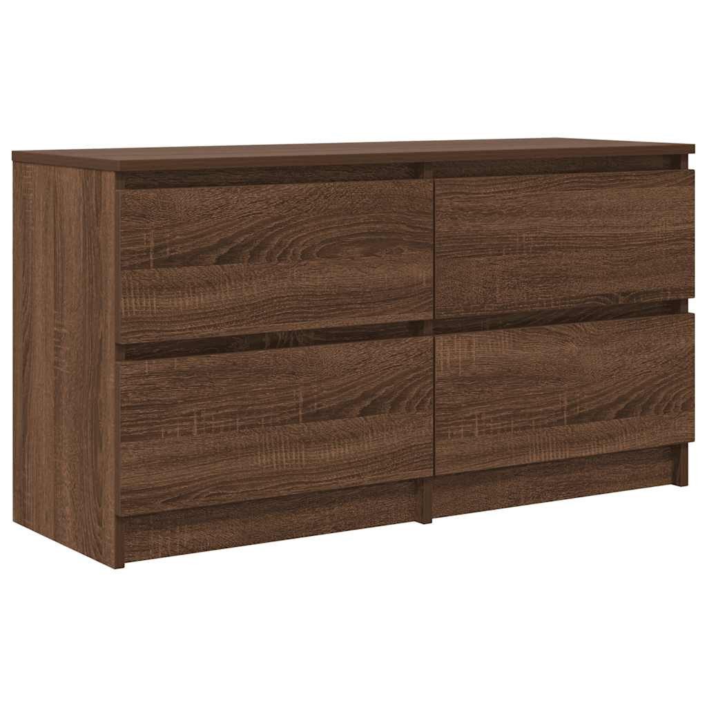 vidaXL TV-Schrank TV-Schrank Braun Eichen-Optik 100x35x54 günstig online kaufen