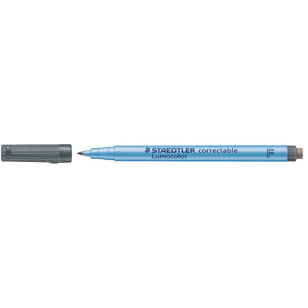 STAEDTLER Folienstift 1 Folienstift LUMOCOLOR F-Spitze 0,6mm schwarz