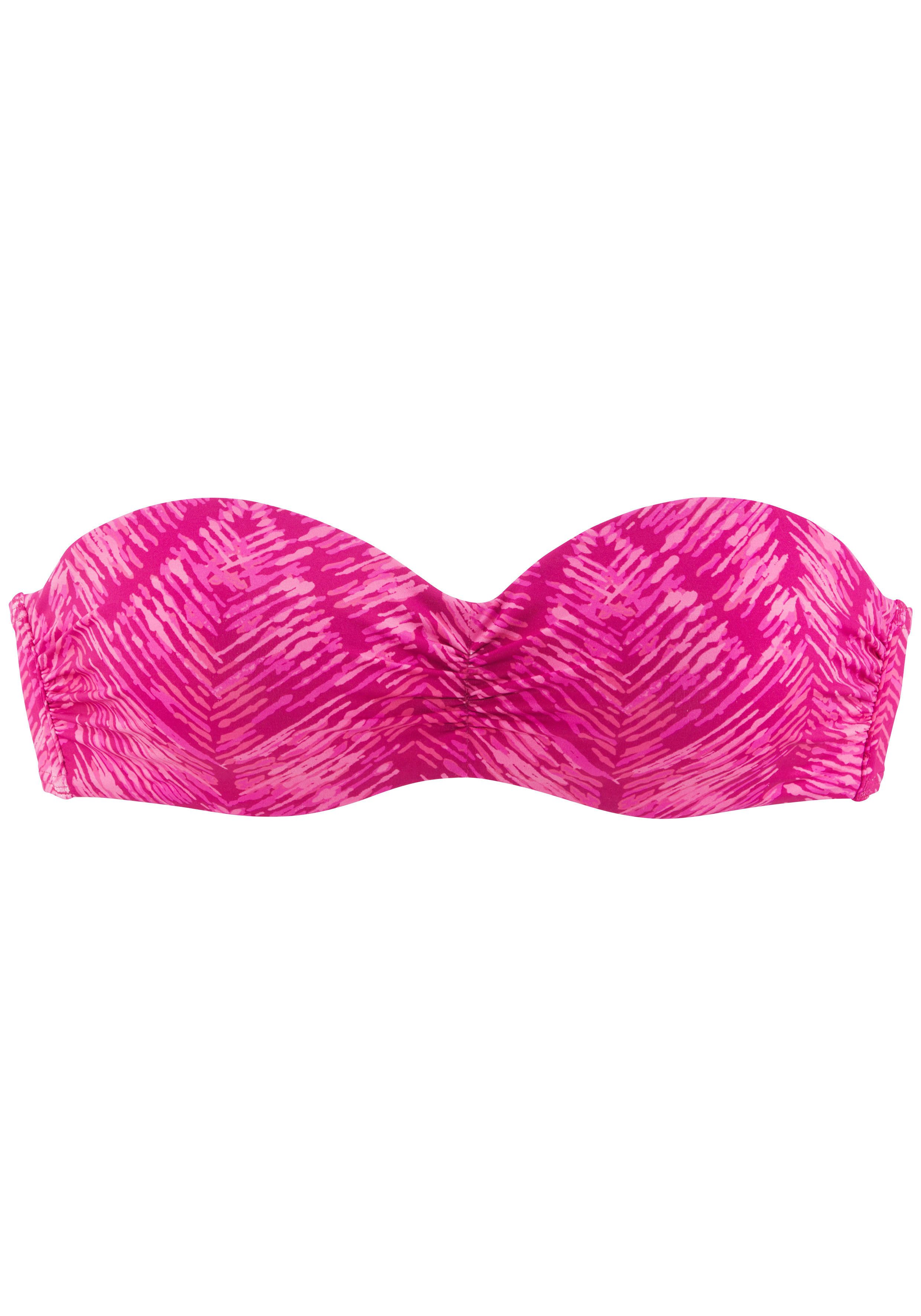 JETTE Bügel-Bandeau-Bikini-Top Floretta, in Ton in Ton-Harmonie