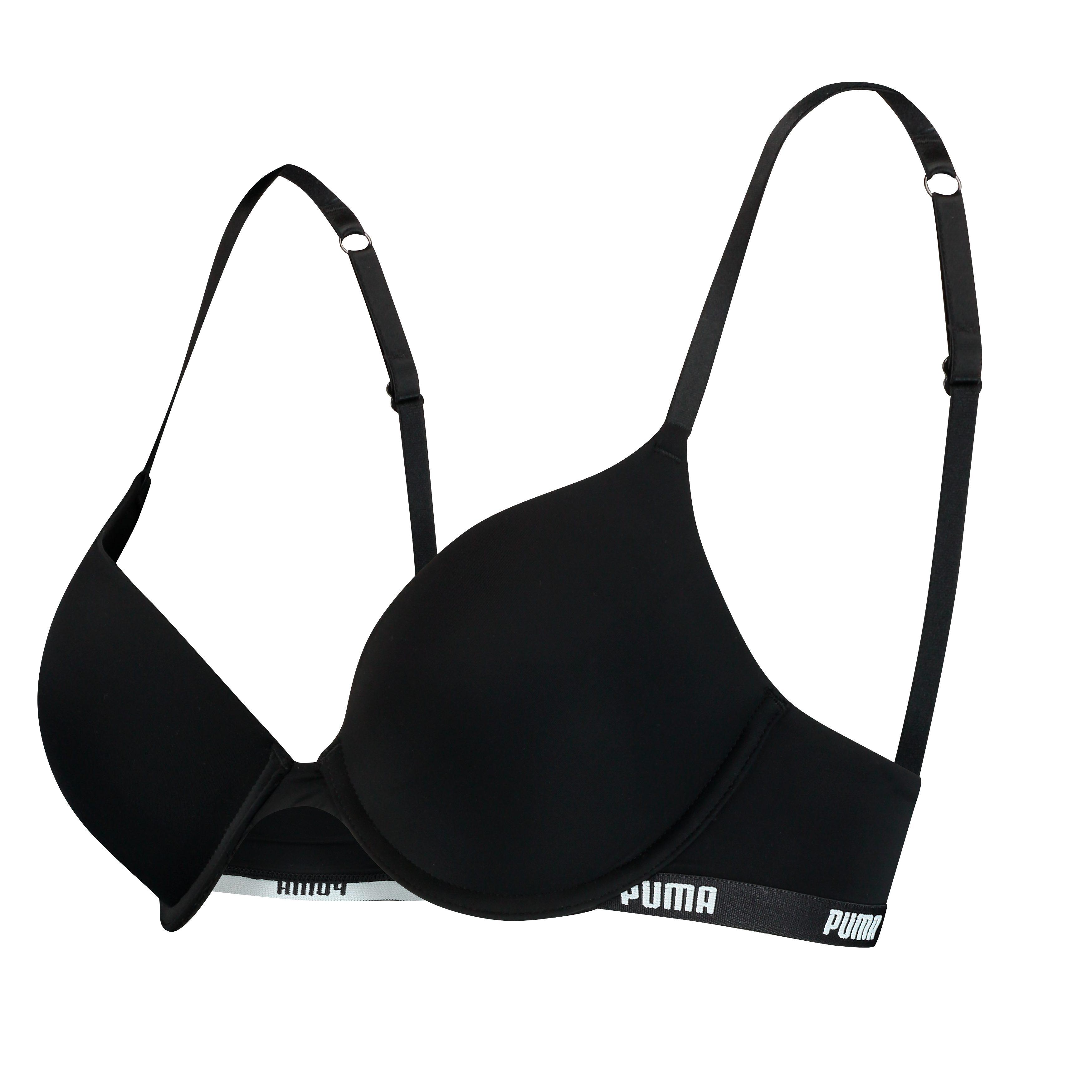 PUMA Push-up-BH PUMA WOMEN PUSHUP BRA 1P HANG mit gepolsterten Cups, mit Bügel