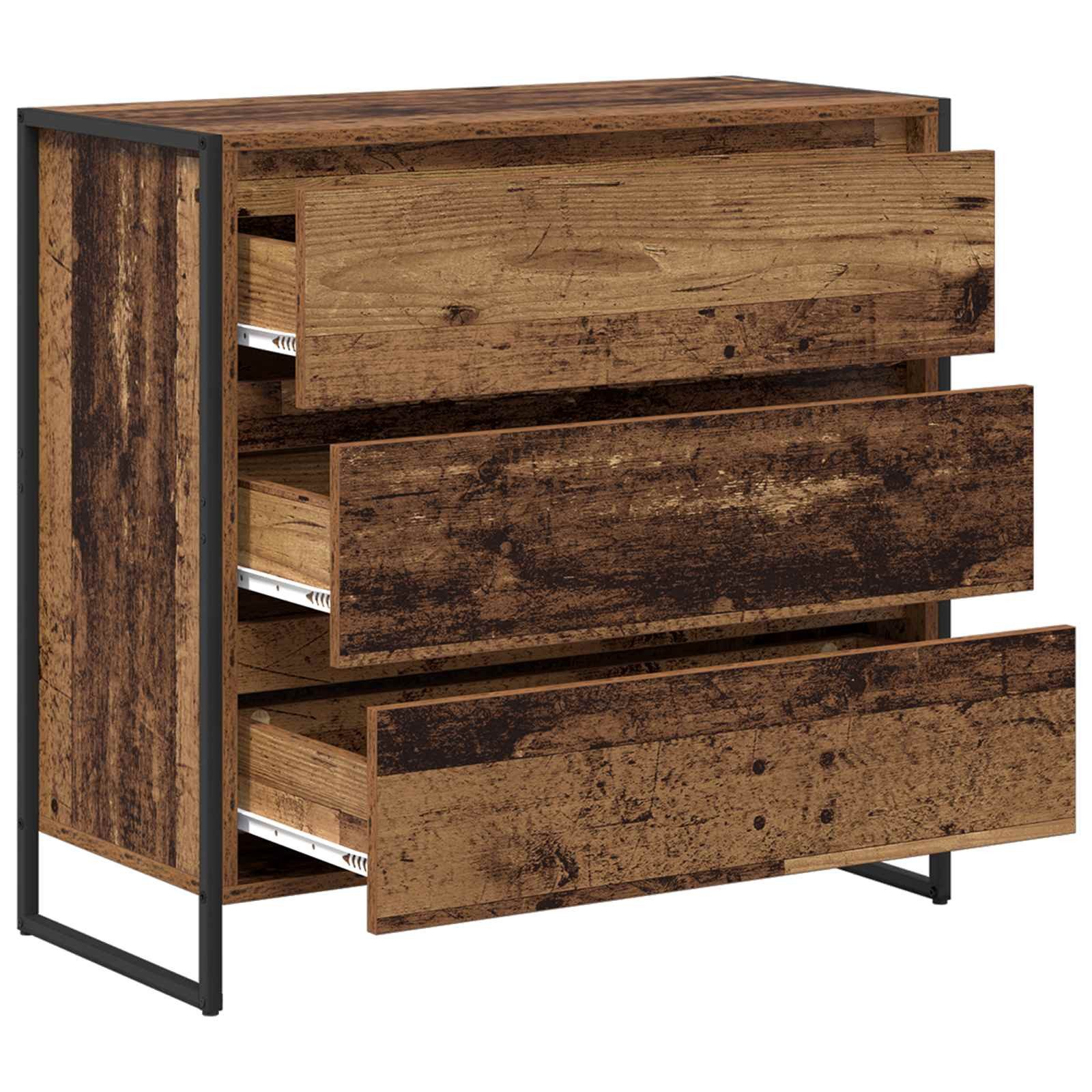 vidaXL Sideboard Sideboard Altholz 79 x 36 x 75.5 cm Holzwerkstoff (1 St)