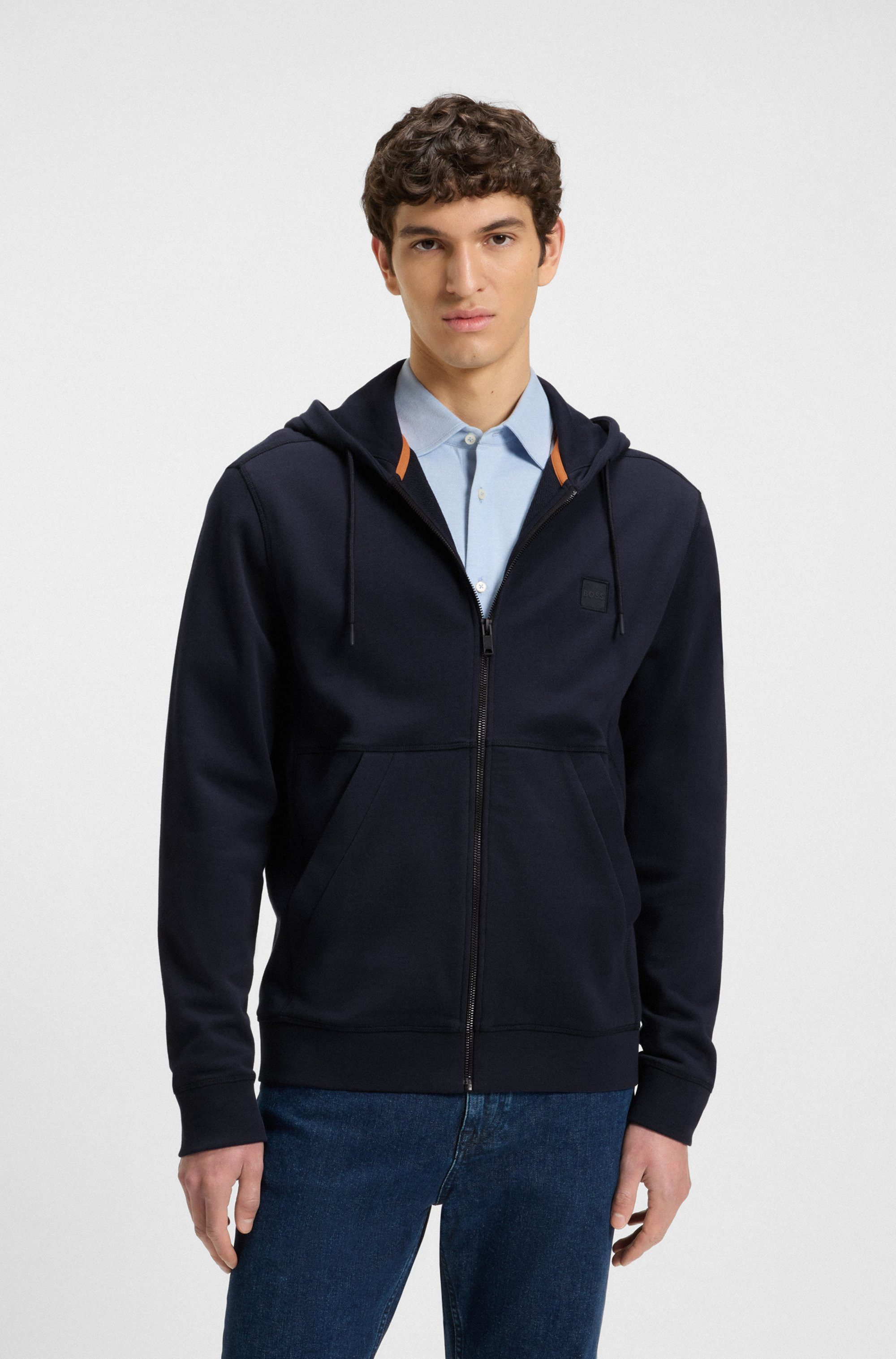 BOSS ORANGE Kapuzensweatjacke Zetalky mit Kängurutasche günstig online kaufen