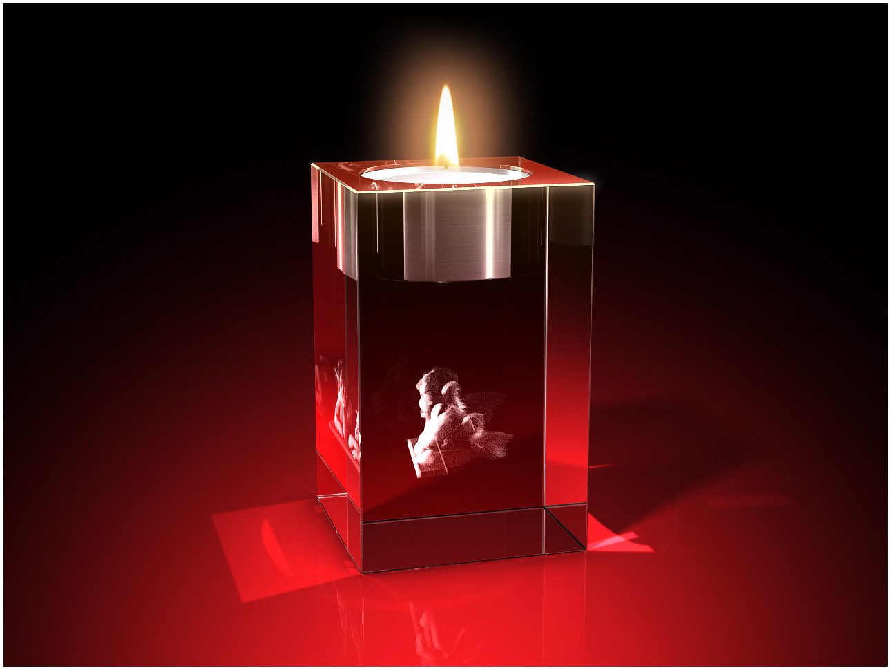 GLASFOTO.COM Teelichthalter Advents-Teelichthalter (einzeln), Weihnachten, günstig online kaufen