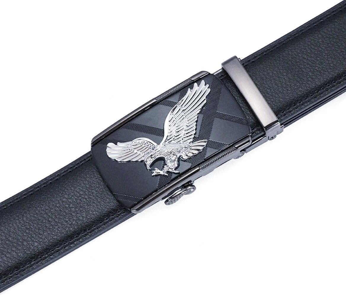 LOFTY Ledergürtel Automatikgürtel Herren, Gürtel Herren, Ledergürtel Herrengeschenk, 3,5 cm breit, kürzbar, Automatik Gürtel