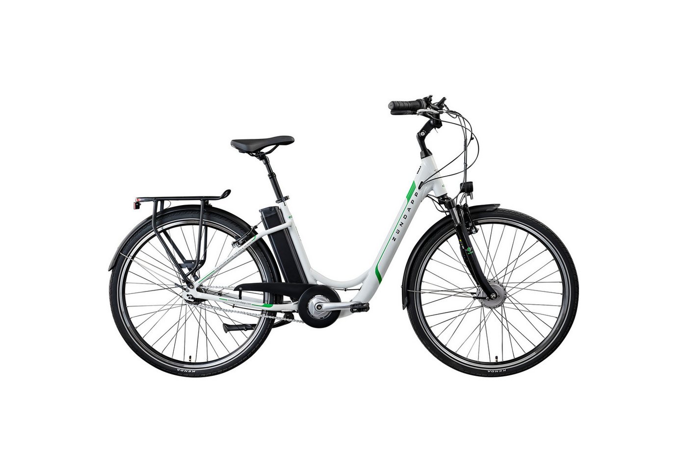 Zündapp E-Bike Cityrad Z517, 7 Gang Shimano, Nabenschaltung, Frontmotor, 531 Wh, Pedelec, Elektrofahrrad für Damen u. Herren