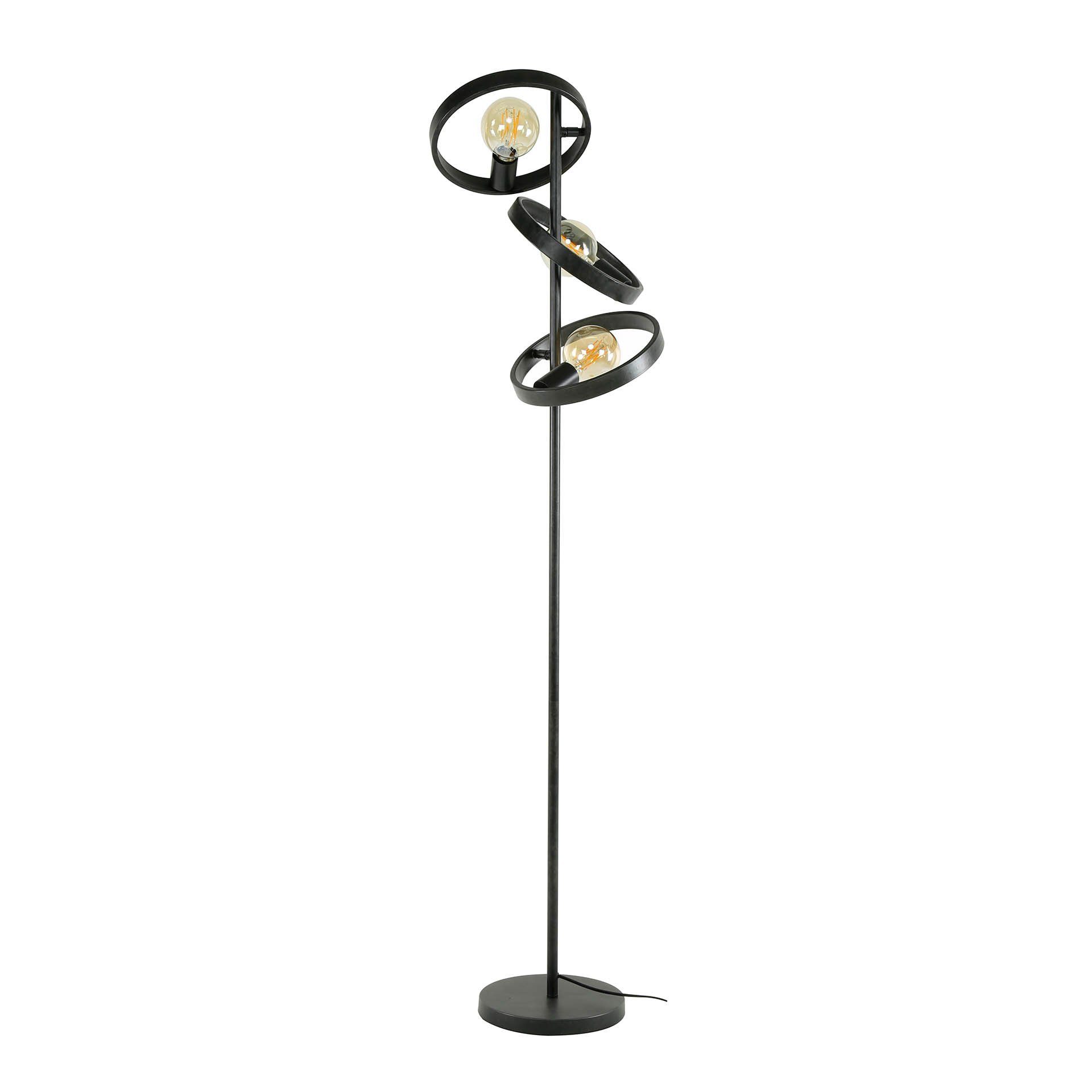 aus »Lanciatoio« ohne moderne in hofstein Stehlampe Leuchtmittel Anthrazit, Stehlampe Metall