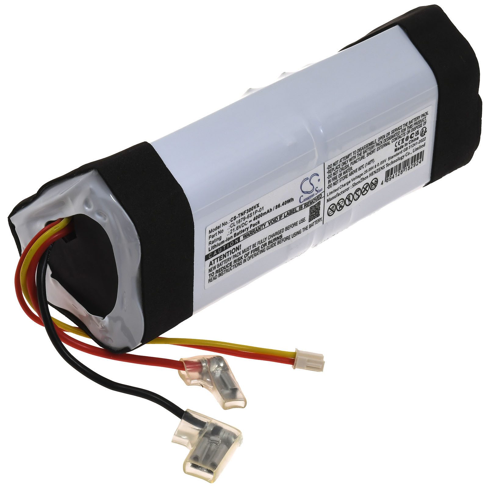 Powery Akku für Tineco Floor One S3-01 Akku 4000 mAh (21.6 V)