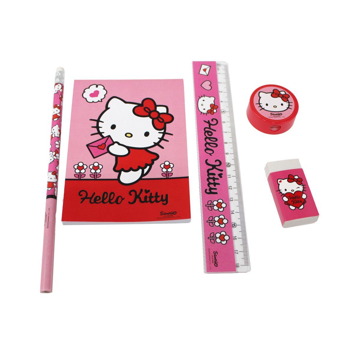 Hello Kitty Kreativset Hello Kitty Schreibset 5-teilig Sweetheart Schule Sanrio