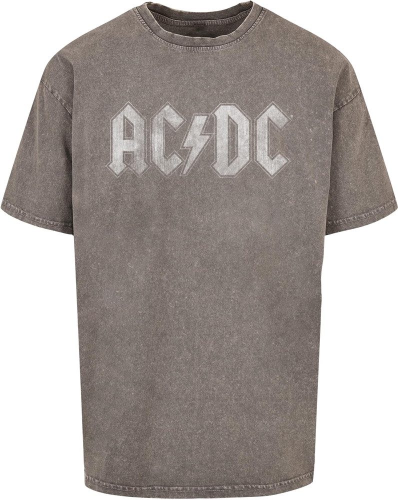 Merchcode T-Shirt ACDC Logo Acid Washed günstig online kaufen