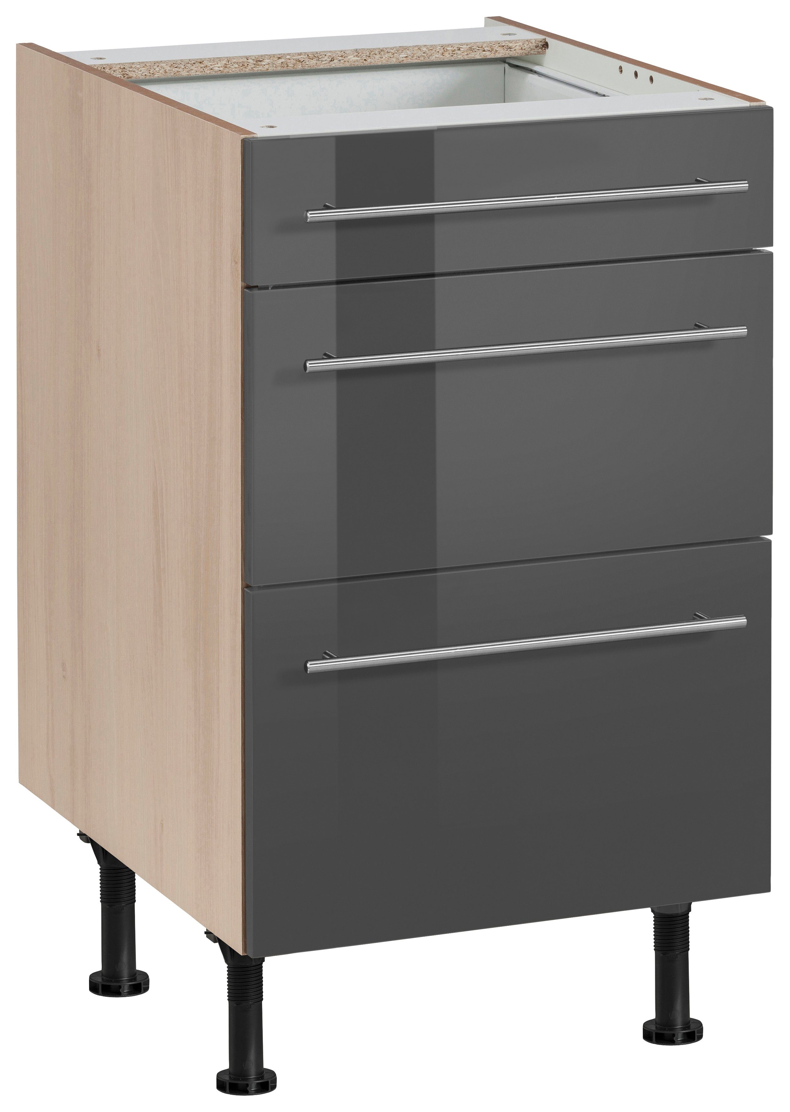 OPTIFIT Unterschrank Bern 50 cm breit, mit Schubkasten und 2 Auszügen, höhe günstig online kaufen