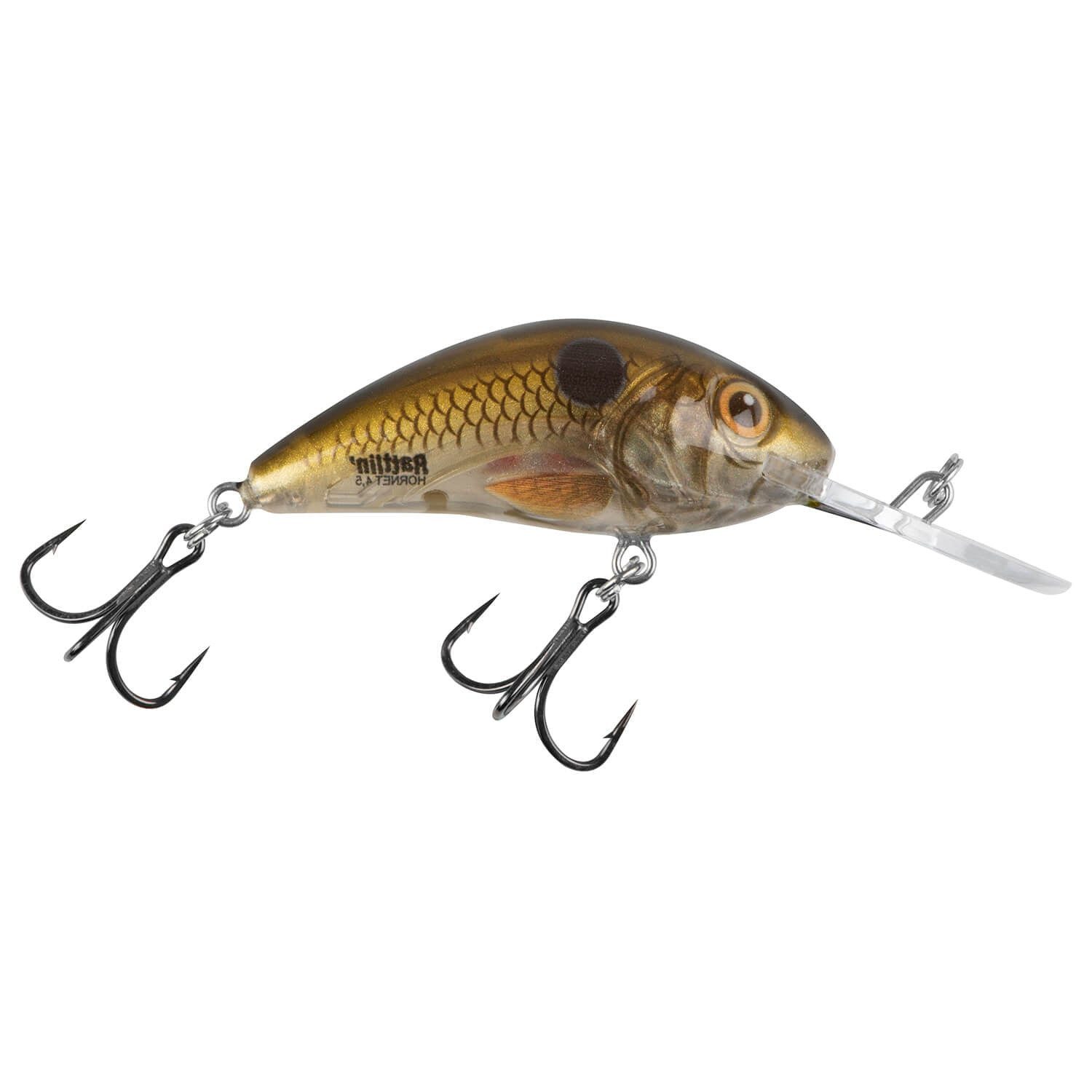 Salmo Kunstköder Salmo Rattlin Hornet schwimmend Crankbait Barsch Hecht Raubfischangeln, (Packung, 1-St)
