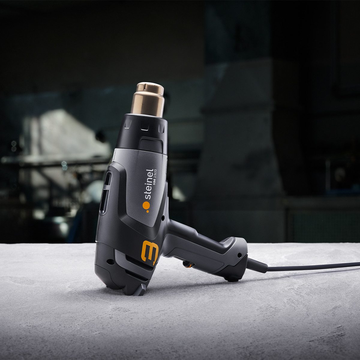 steinel Heißluftgebläse HM 1920 E, bis max. 600,00 °C, 2000 W, 9 Temperatur-Stufen, 80-600°C, 2,2m Kabel