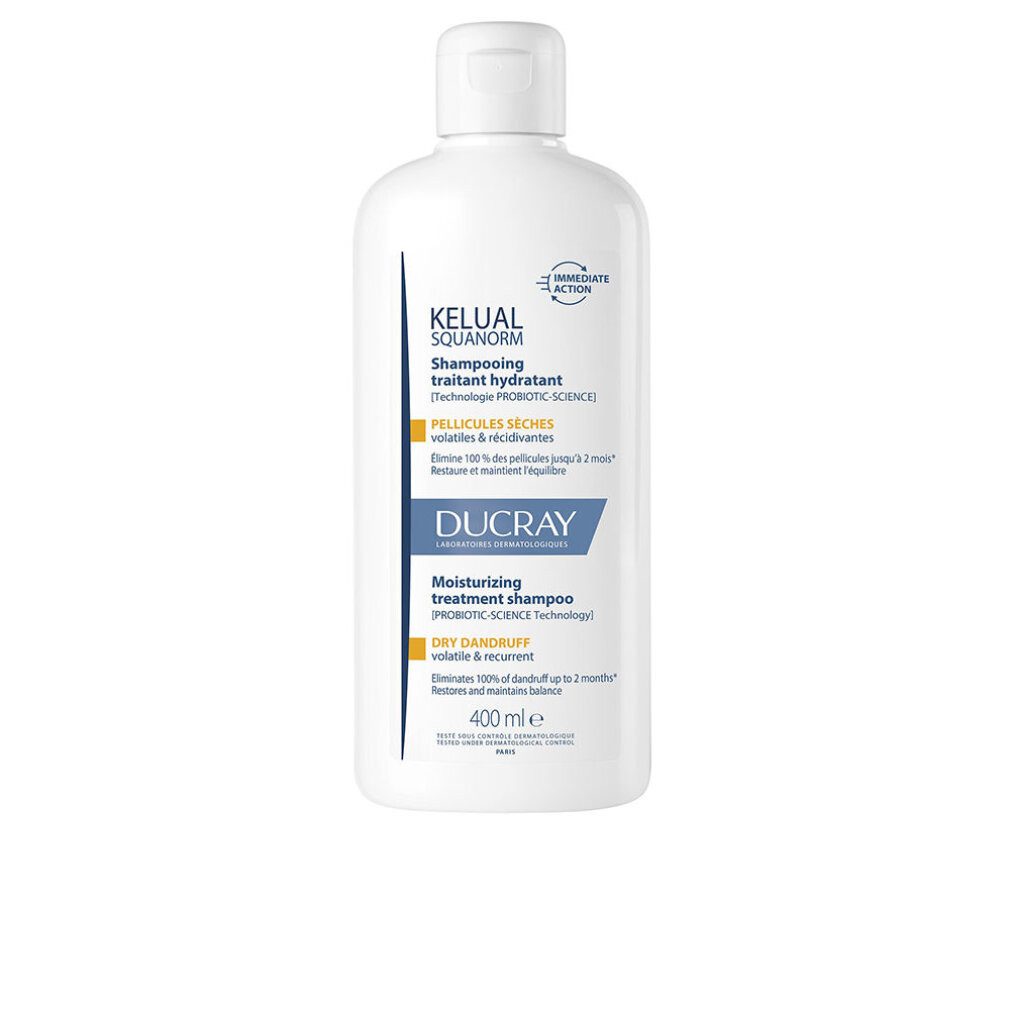 Ducray Haarshampoo Kelual Squanorm Feuchtigkeitsspendendes Behandlungsshampoo 400 ml