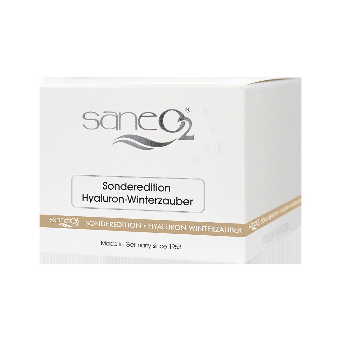 GW Nature Cosmetic Tagescreme SaneO2® Hyaluron Winterzauber 50 ml – Hyaluron Tagespflege, Winterzauber Edition mit Hyaluron & Sheabutter