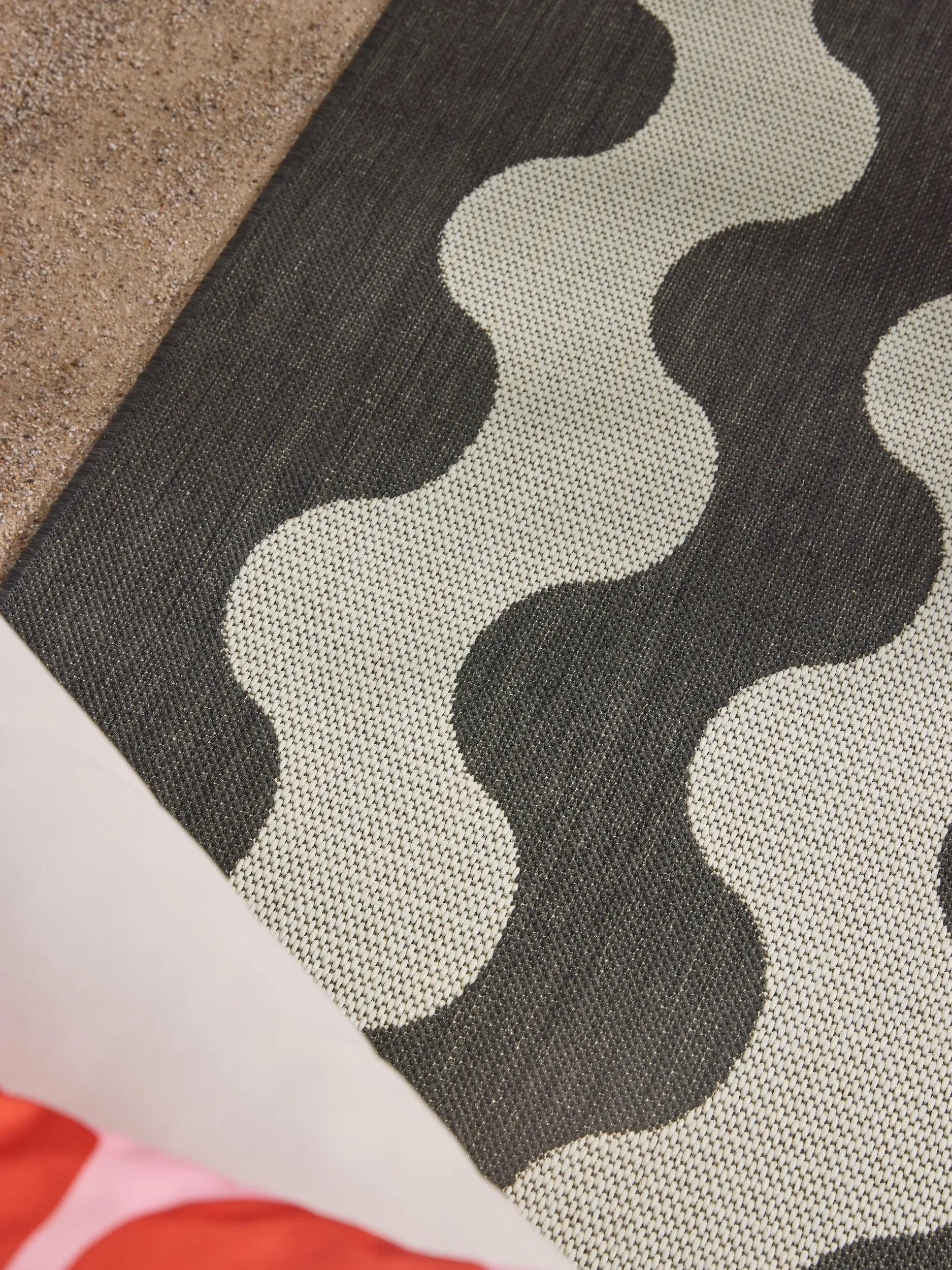 benuta Outdoorteppich Metro, rechteckig, Höhe: 5 mm, In- & Outdoorteppich, Robust für Garten, Terrasse, Balkon, Küche