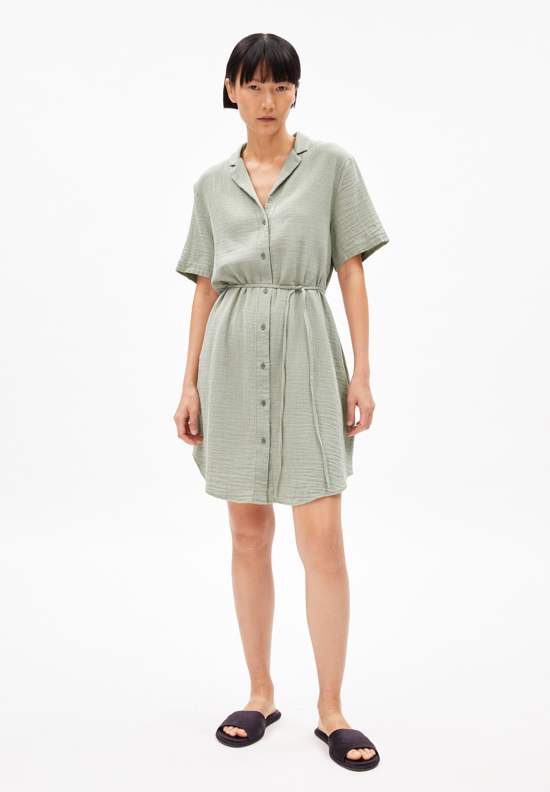 Armedangels Jerseykleid MABELAA MUSSELIN Webkleid aus günstig online kaufen