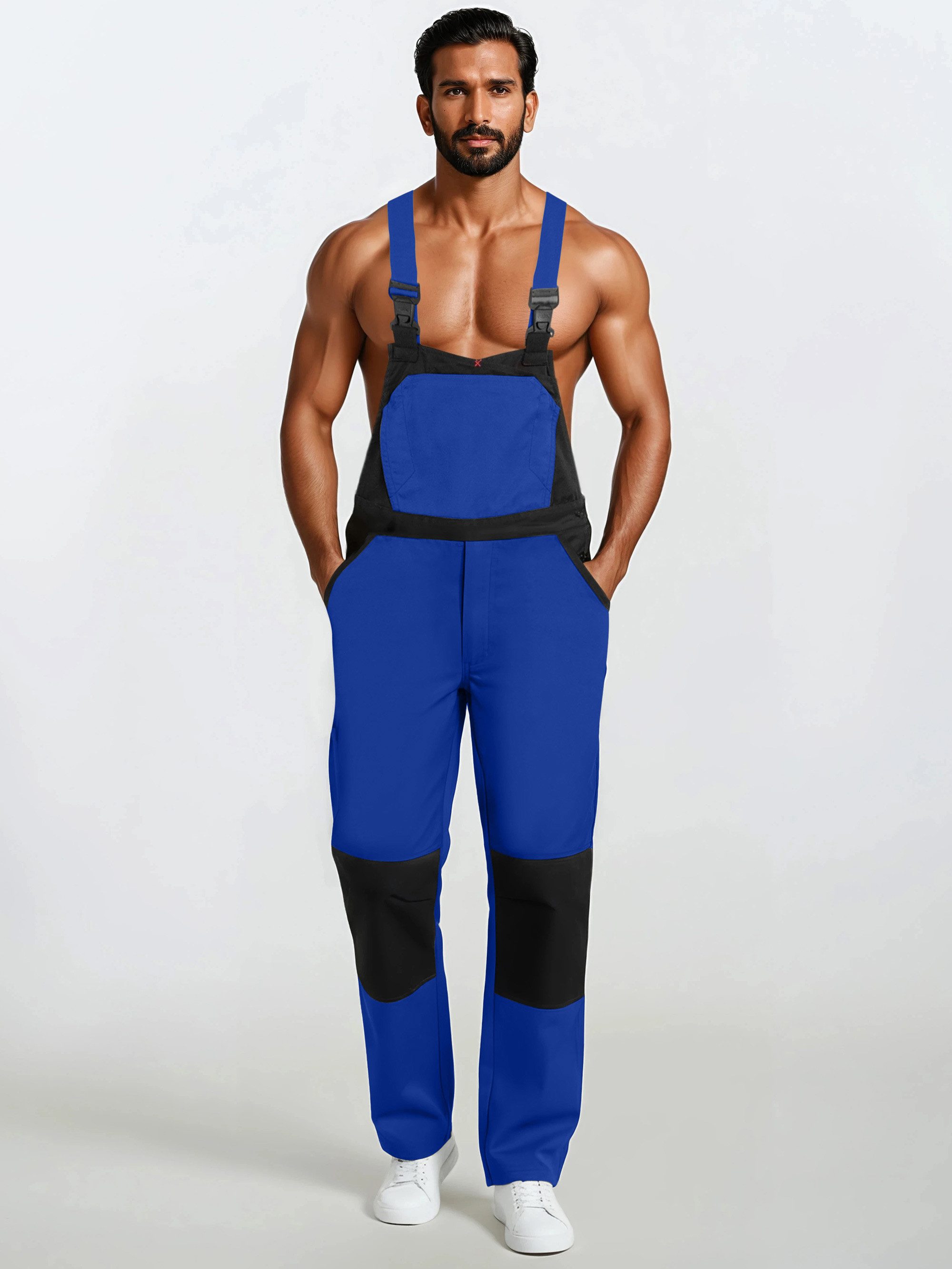 Kornblau/Schwarz