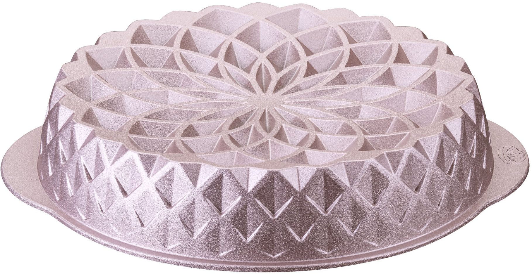 Dr. Oetker Küchenhelfer Backform Mandala, (1-tlg), Rundform Mandala – Gugelhupfform, Backform aus Aluminiumguss, +230 °C