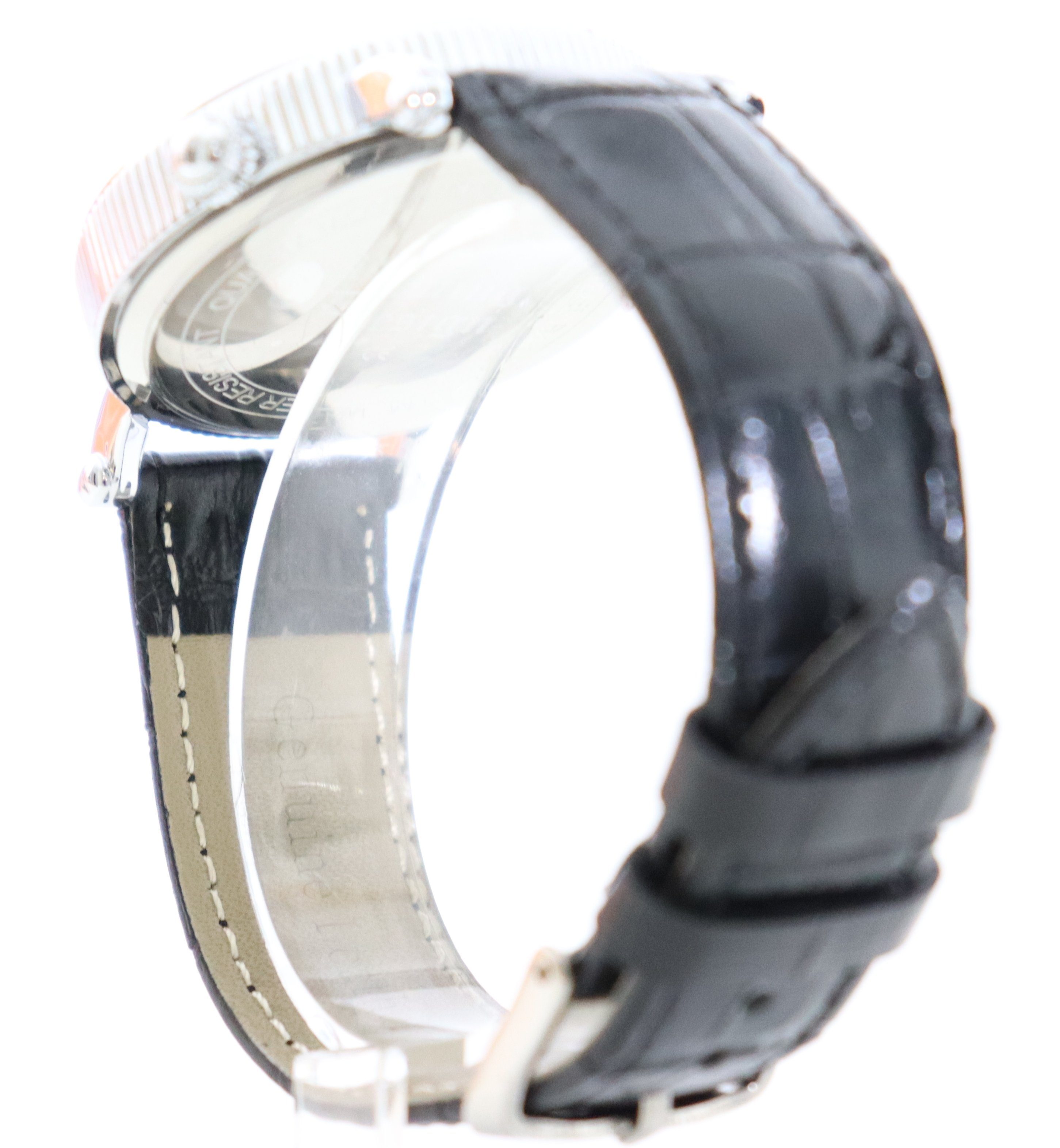 Rötting Design Quarzuhr Herrenuhr weiß silberfarb Ziffernbl Tag/Nacht Phase kleine Sekunde, Tag / Nacht Phasen Anzeige