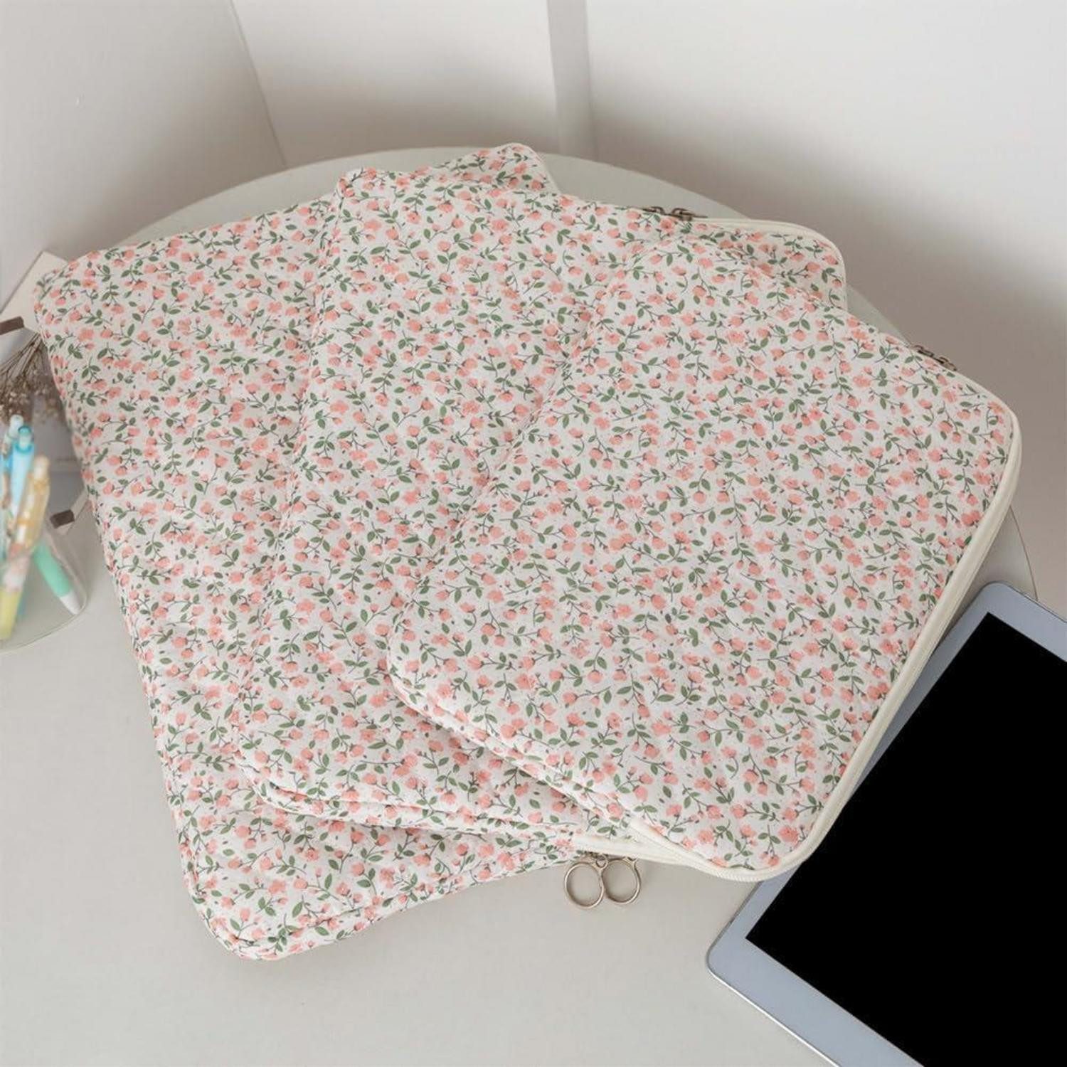 LuxusKollektion Laptoptasche MacBook Air M3 13 Zoll Hülle Blumenmuster Laptoptasche 13