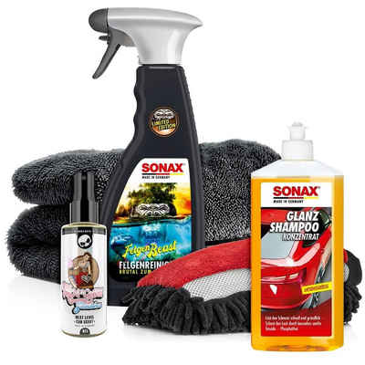 detailmate Sonax Glanz Shampoo 500ml Waschset #3 mit Nuke Guys Car Scent Auto-Reinigungsmittel (Basic)