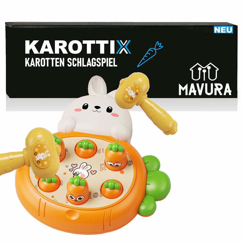 MAVURA Lernspielzeug KAROTTIX Schlagspiel Hase Karotte günstig online kaufen