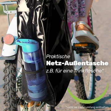 Gravidus Fahrradtasche 2x LKW-Plane Fahrradtasche Fahrrad Gepäckträgertasche Wasserdicht