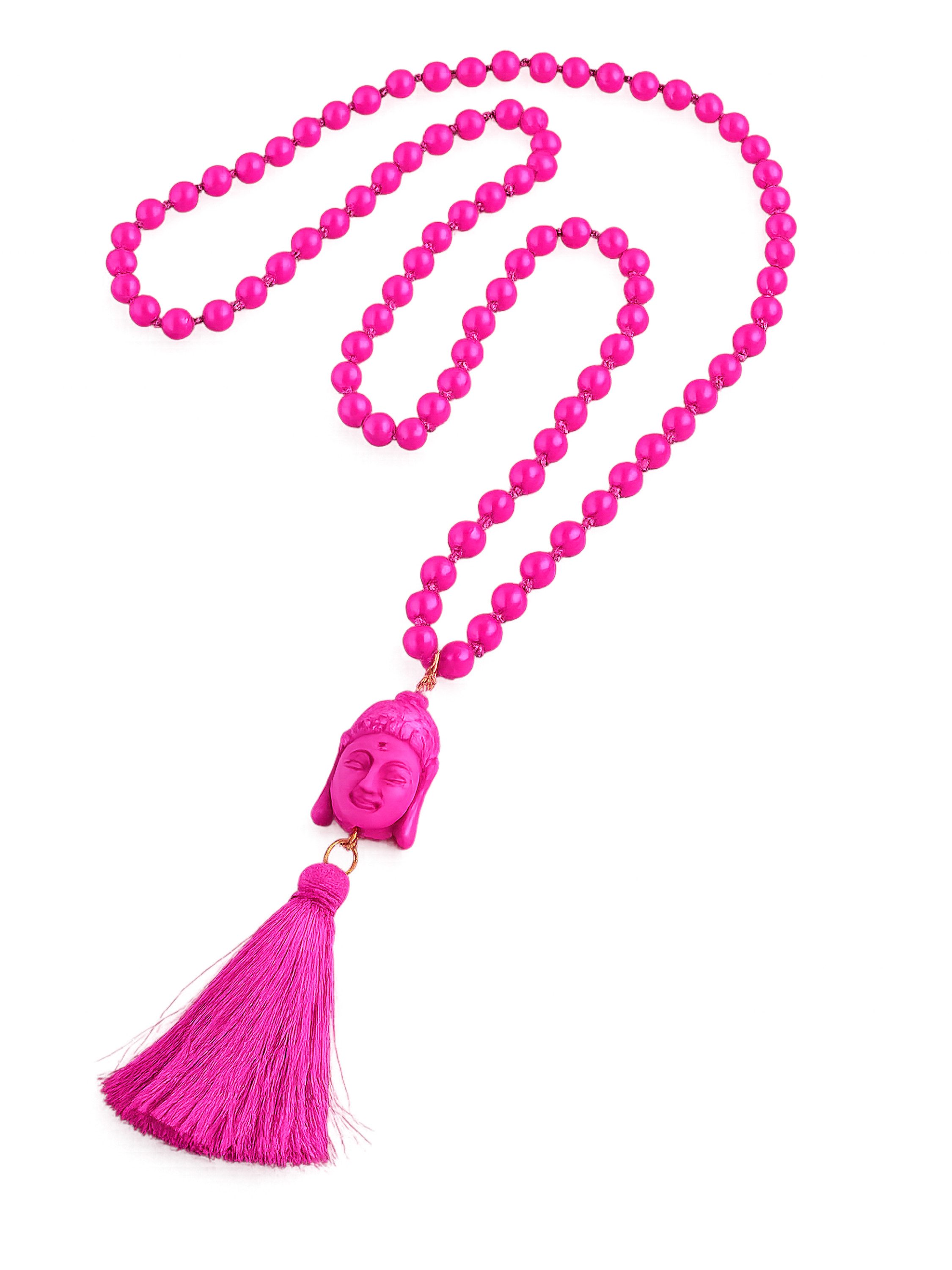 COLLEZIONE ALESSANDRO Lange Kette Nepal, mit echten Glasperlen