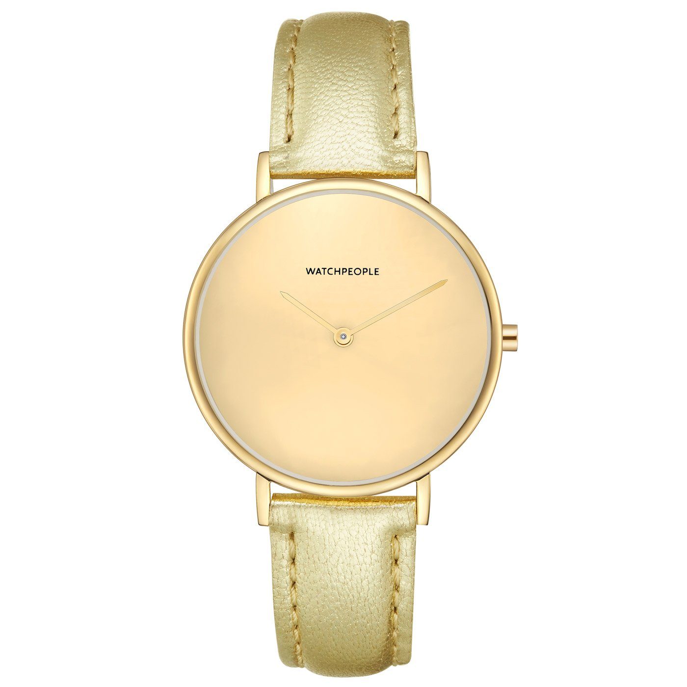 Watchpeople Quarzuhr Make Up WP 008-01, schlicht, easy release Band