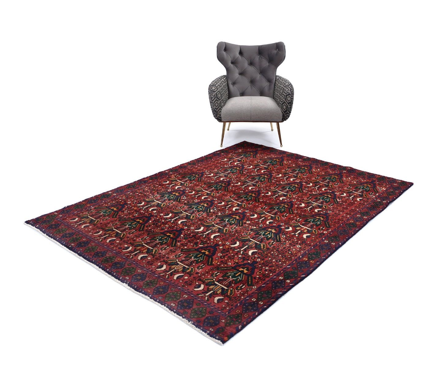 Carpet Avenue Teppich Afshar 228x170, Rechteck, Höhe: 9 mm