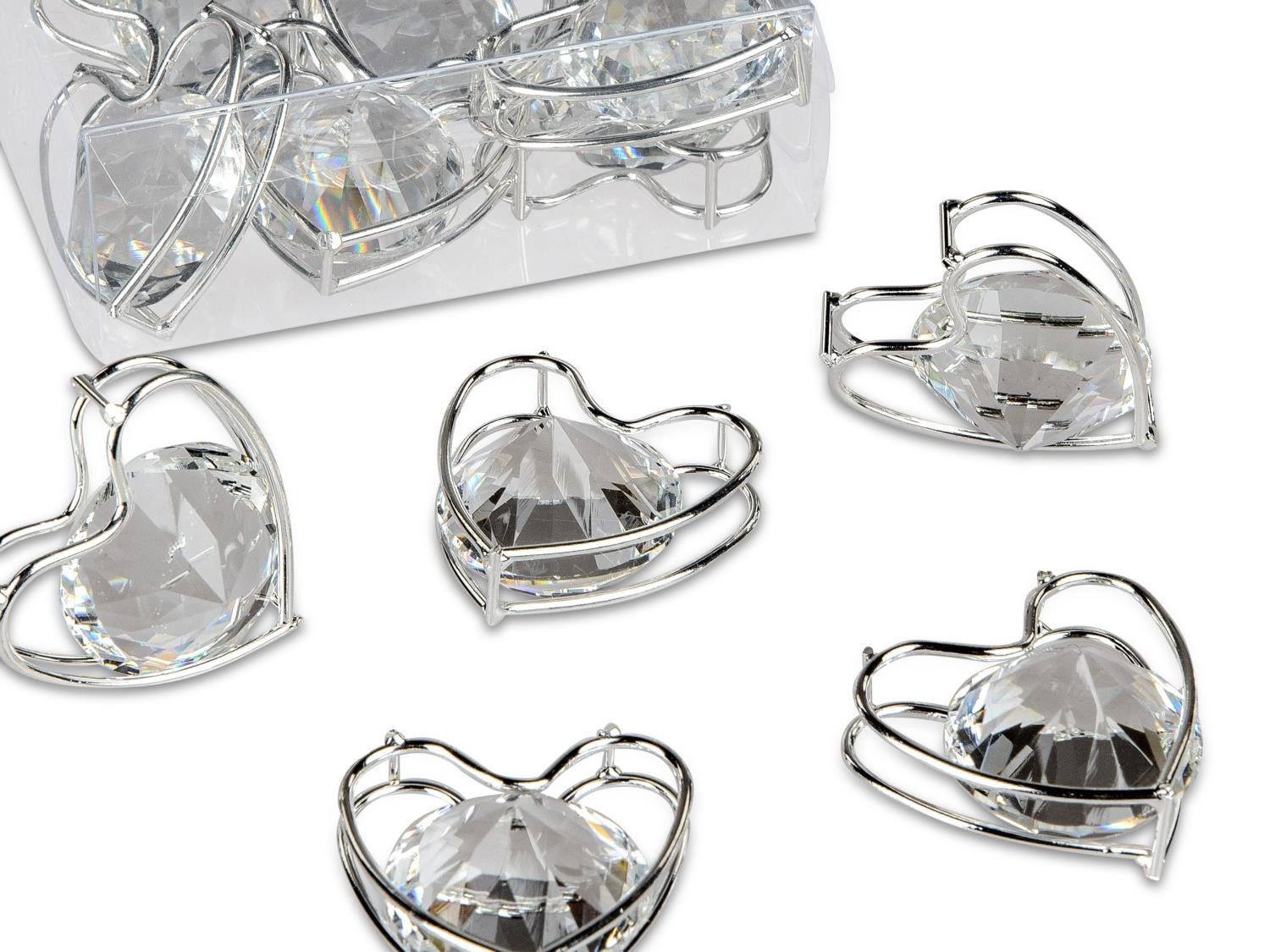 formano Streudeko Hearts, Farbe: Silber, Höhe: cm
