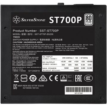 Silverstone SST-ST700P 700W PC-Netzteil