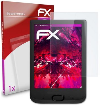 atFoliX Schutzfolie Panzerglasfolie für PocketBook Basic Lux 3, Ultradünn und superhart