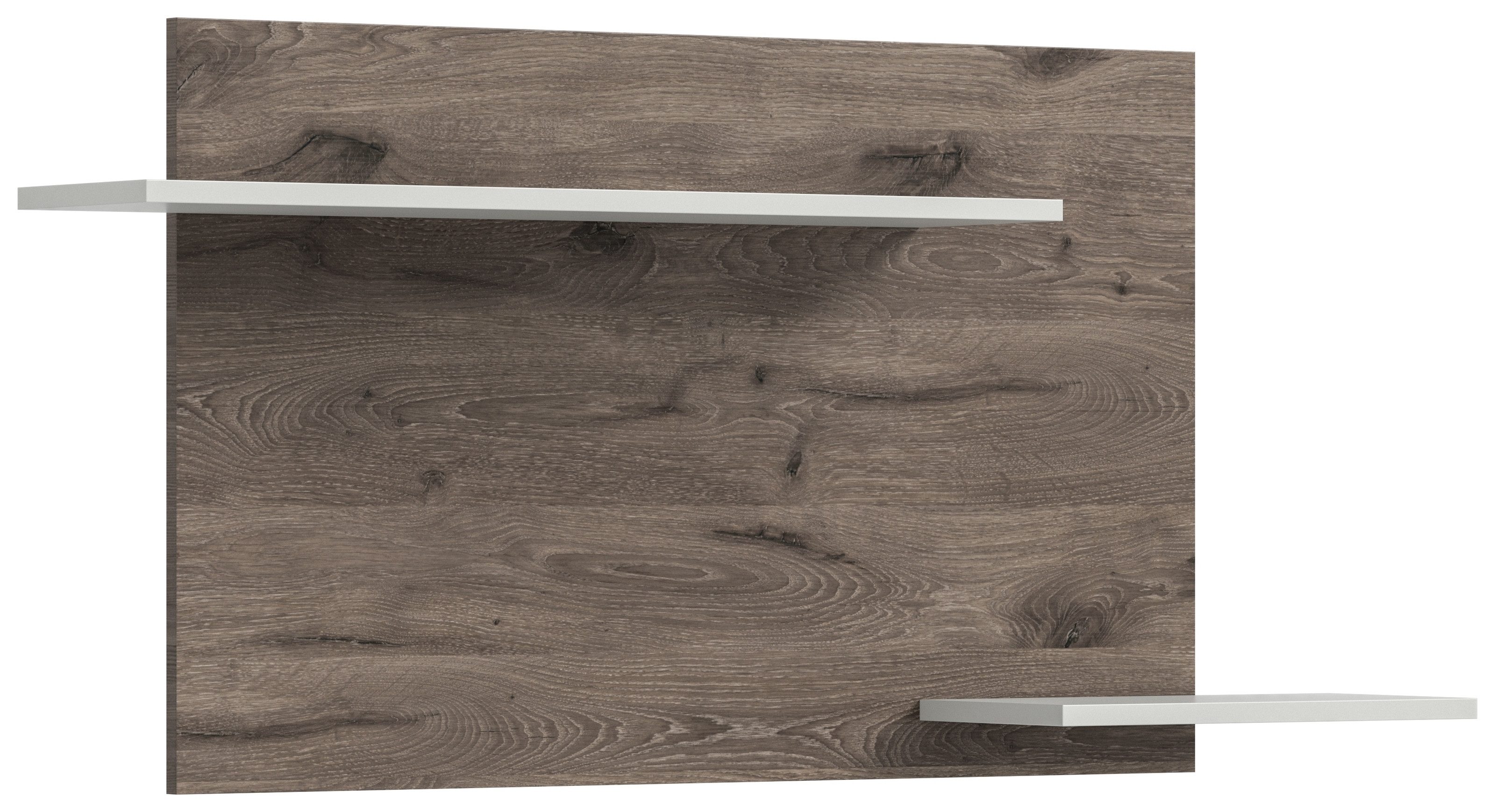Wandboard in Nox Oak Dunkel / Hellgrau - 64x135x22cm (BxHxT)