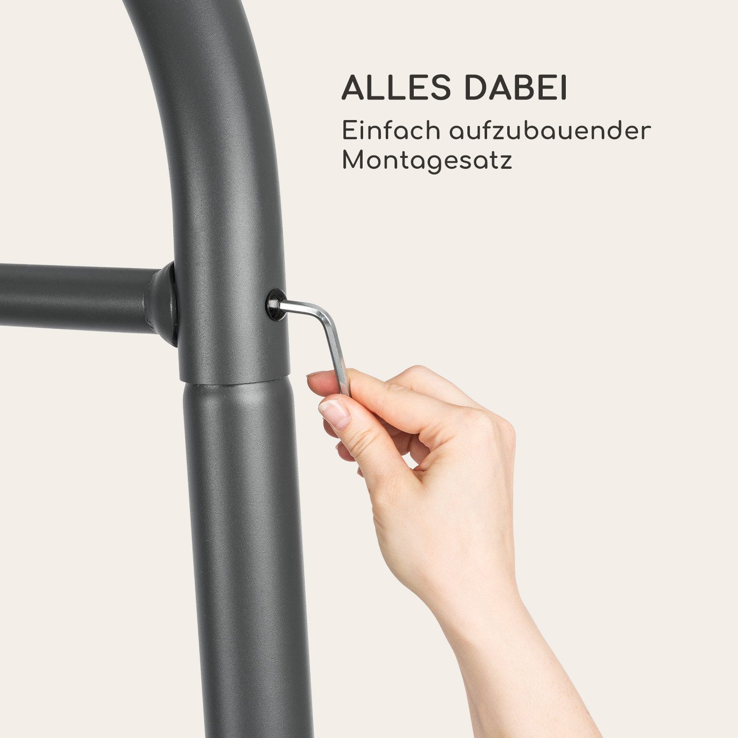 blumfeldt Doppelschaukel Palermo, sanfte Schaukelbewegungen,Sonnen- und Regen-Schutz-Dach