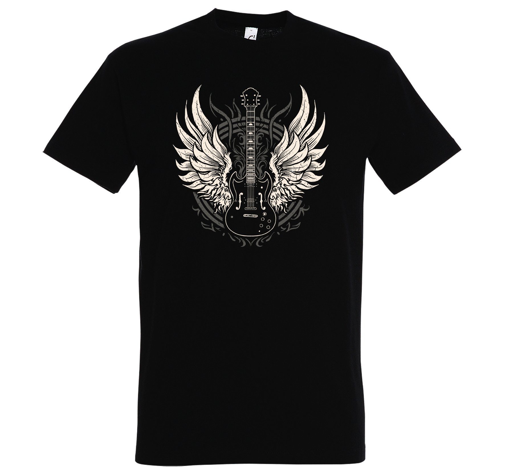 GitarreFlügel Herren T-Shirt lustigem T-Shirt mit Schwarz Spruch Designz Youth