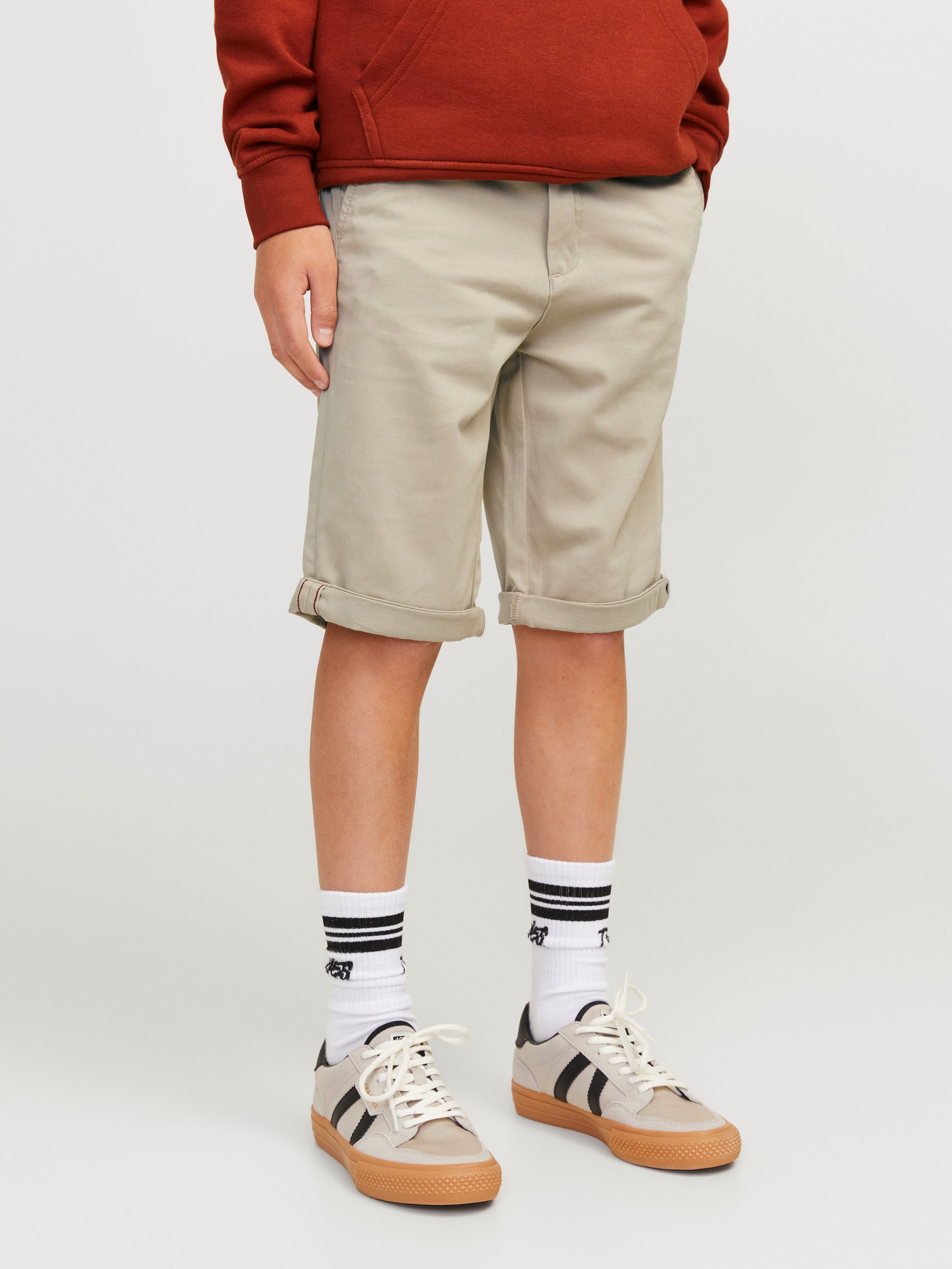 Jack & Jones Junior Chinoshorts JPSTBOWIE JJSHORTS SOLID SN JNR
