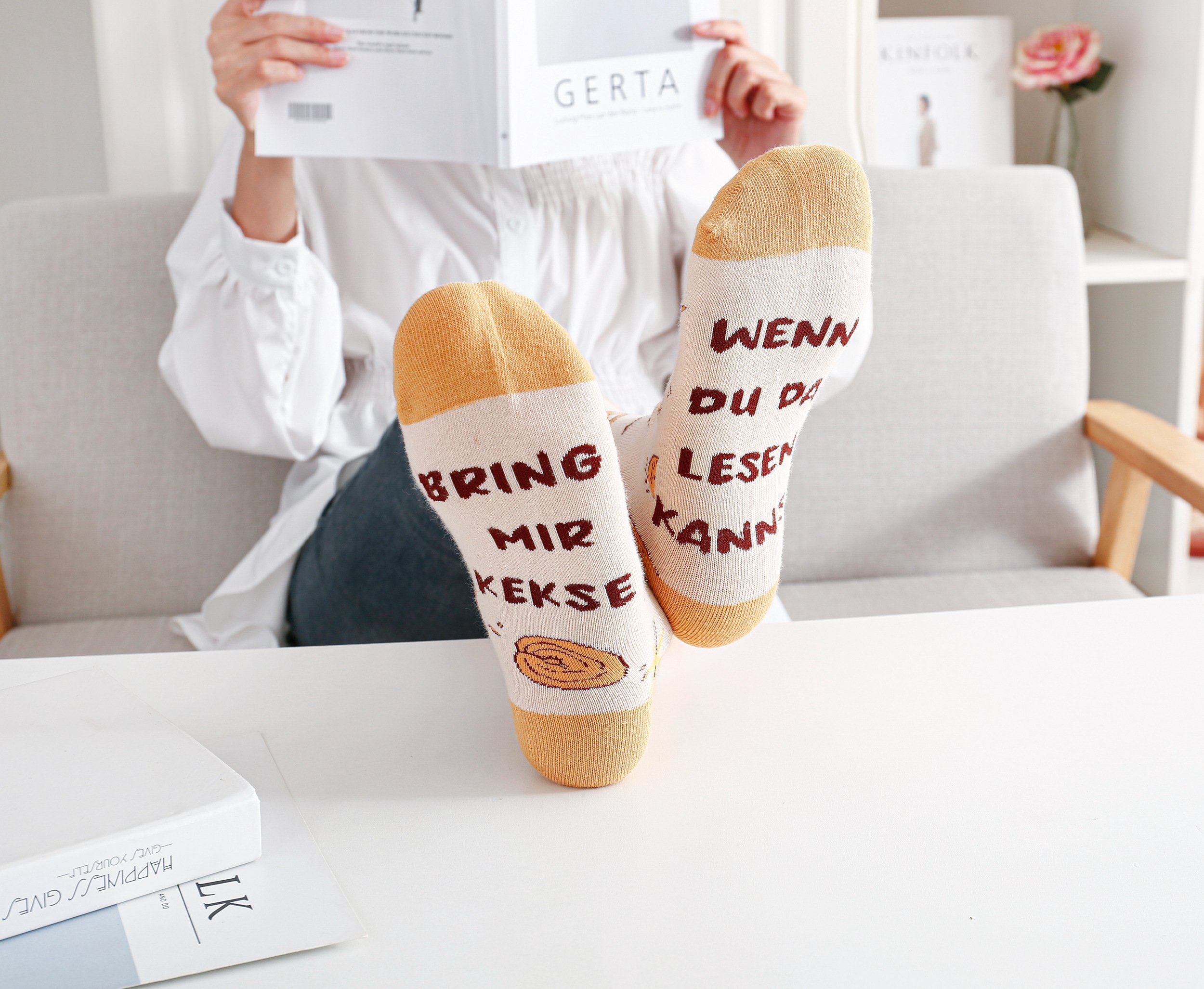 Lucadeau Freizeitsocken Geschenke für Keks-Liebhaber zum Geburtstag und Wei günstig online kaufen