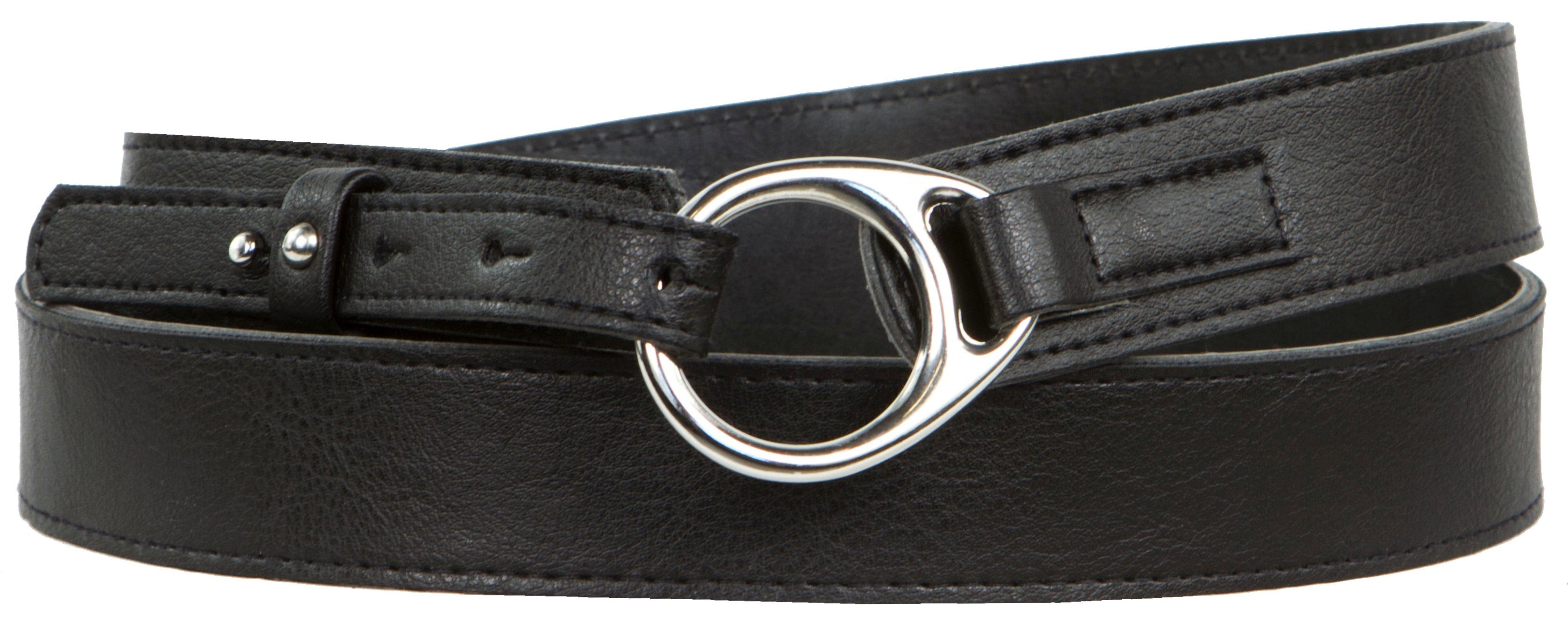 Ledergürtel Damen Gürtel Leder Damengürtel G0013 Hochwertige Schnalle