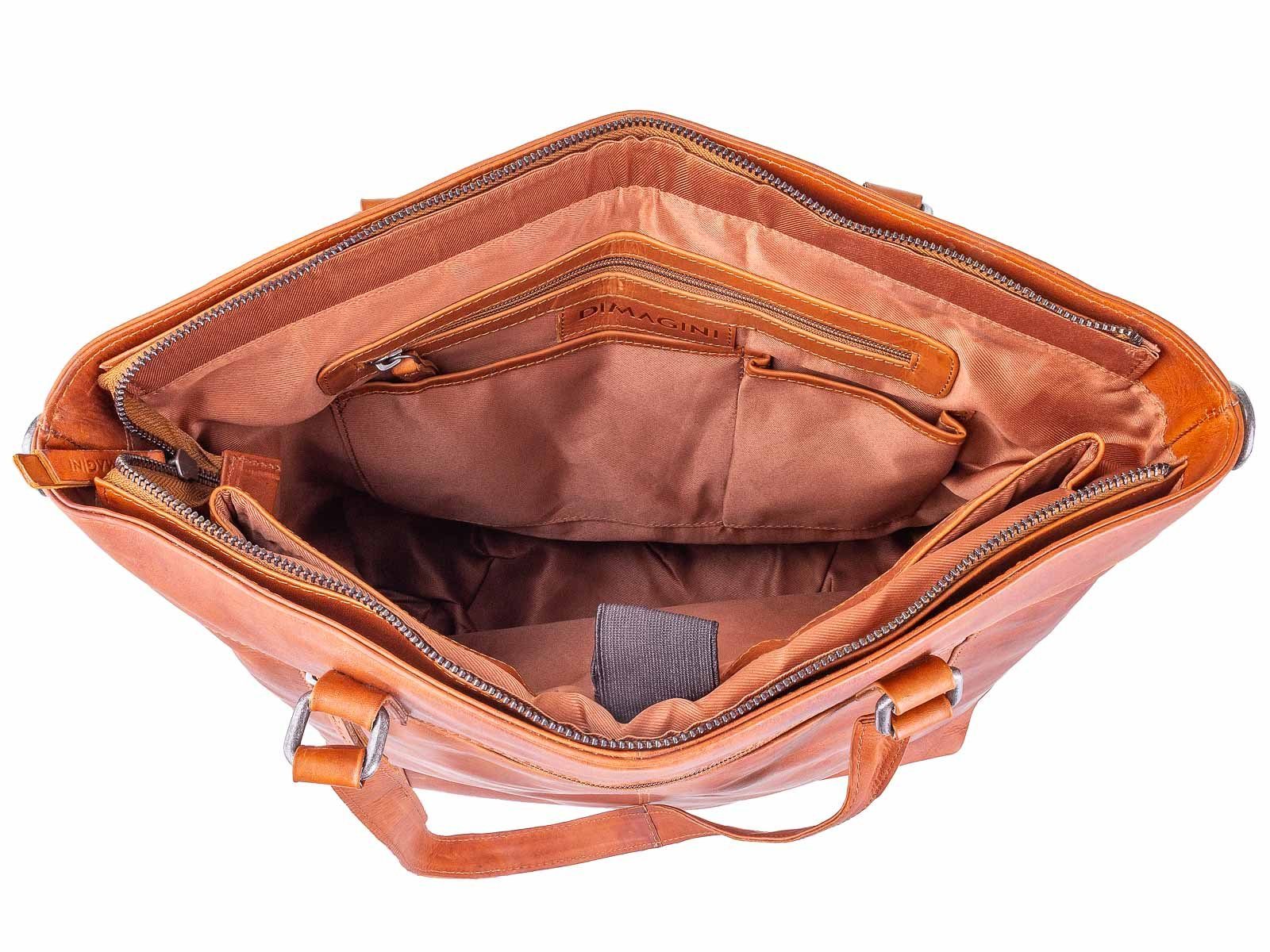 Laptoptasche (1-tlg) Cognac DIMAGINI Aktentasche