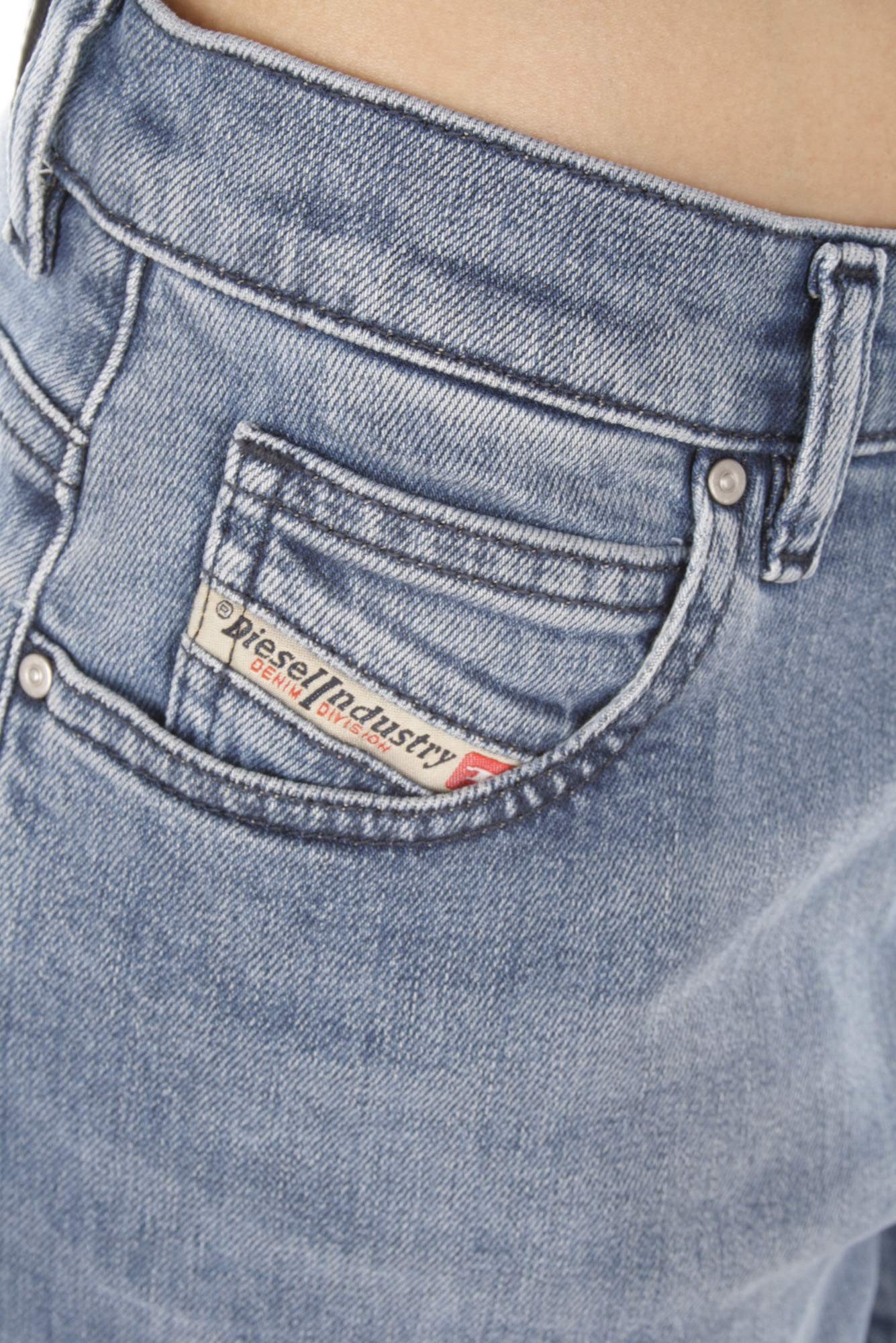 Diesel Straight-Jeans Diesel Niclah R0258 Damen Jeans Regular Straight