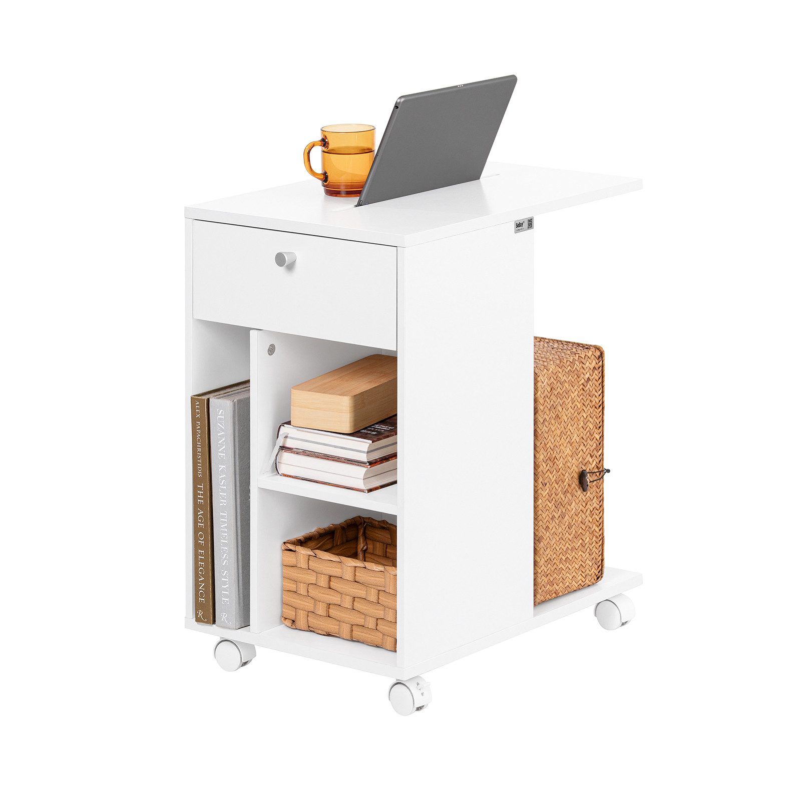SoBuy Beistelltisch FBT148, C-förmiger Wohnzimmertisch Couchtisch günstig online kaufen